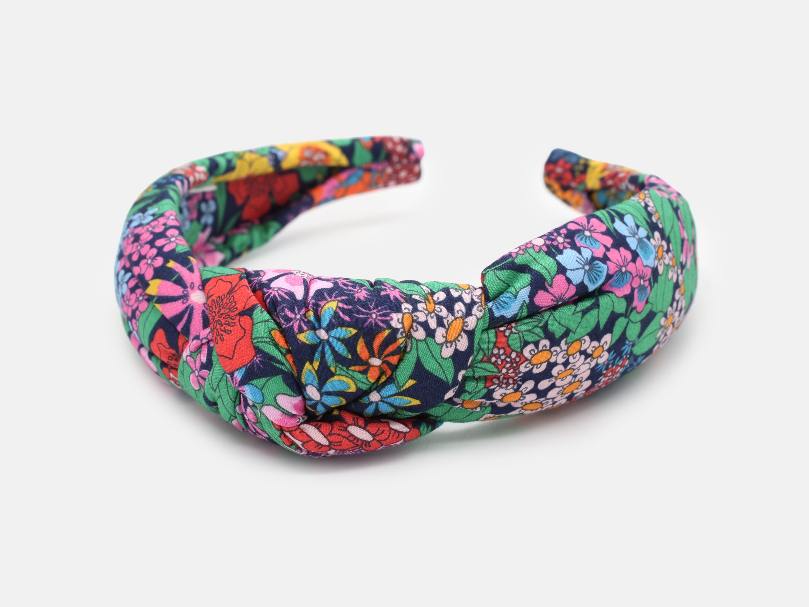 Padded Knot Headband, Liberty London Ciara E Print | Holme & Moss