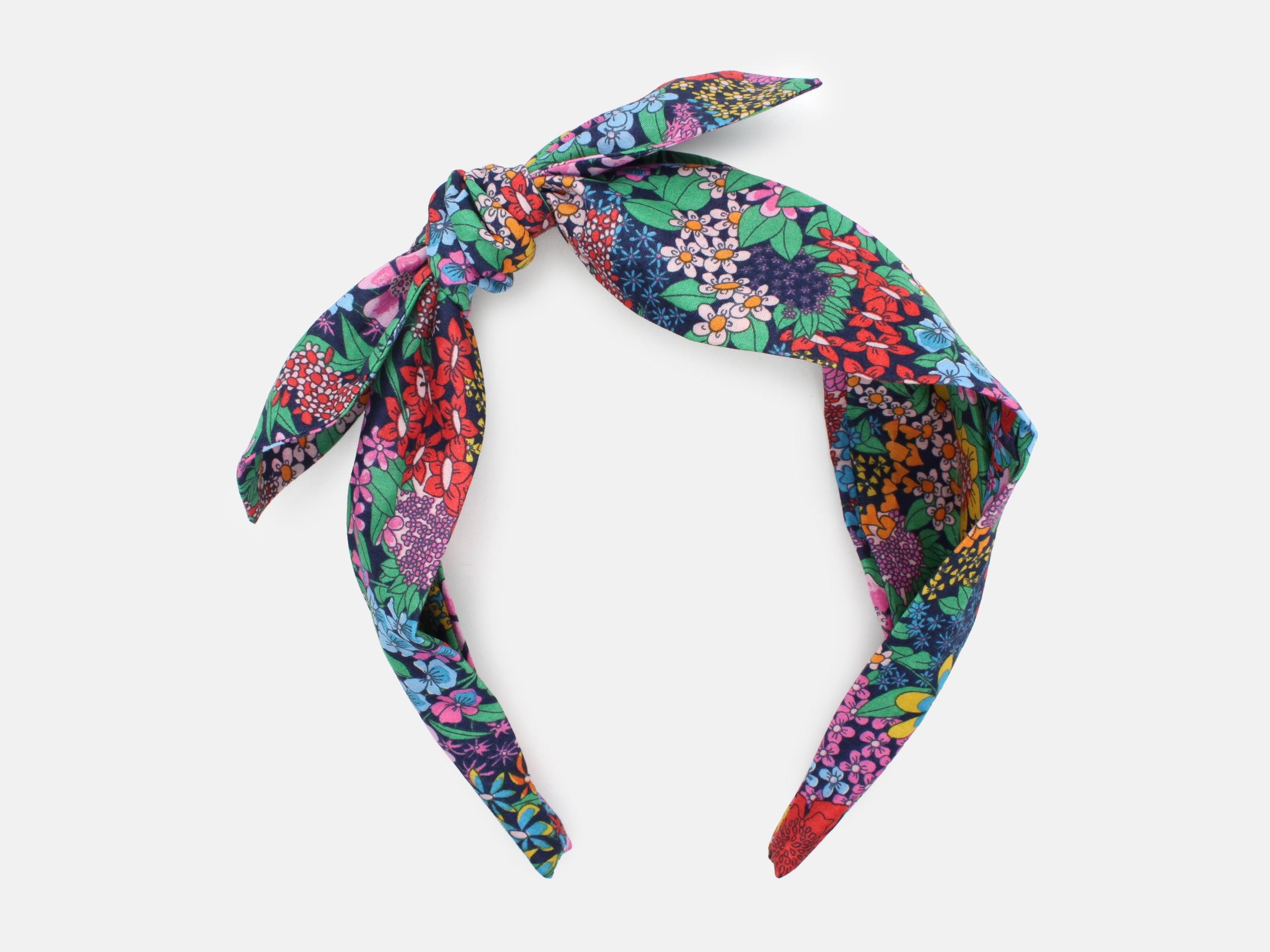 Side Bow Headband, Liberty London Ciara E Print | Holme & Moss