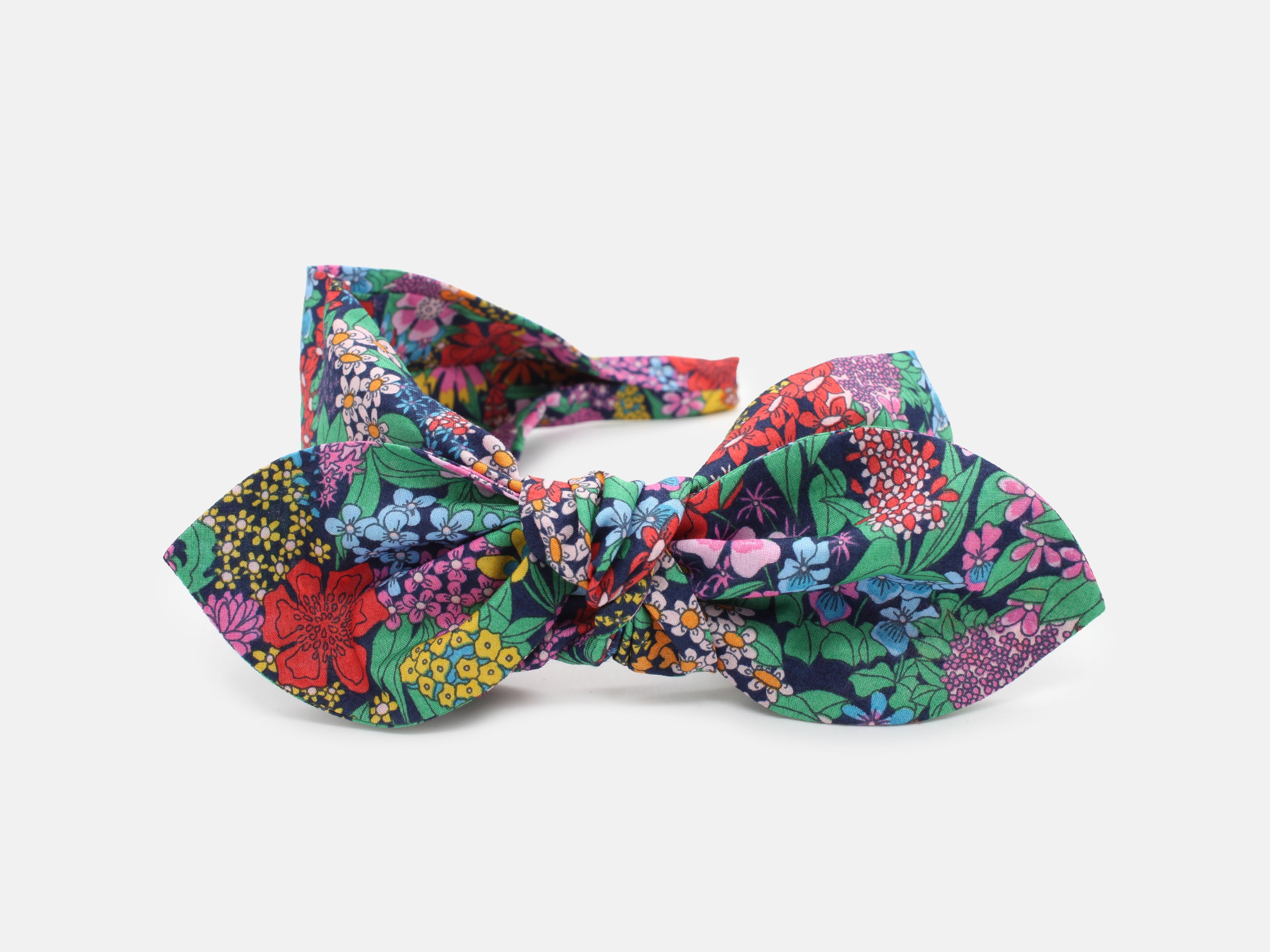 Side Bow Headband, Liberty London Ciara E Print | Holme & Moss