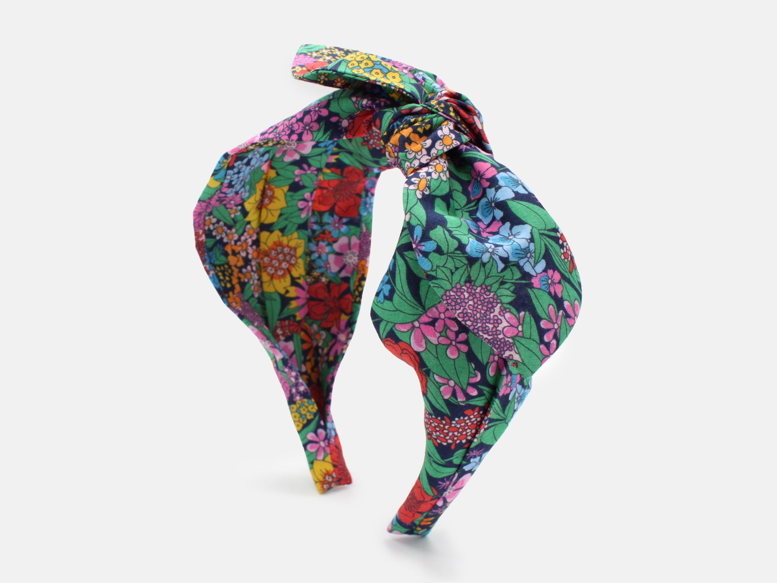 Side Bow Headband, Liberty London Ciara E Print | Holme & Moss