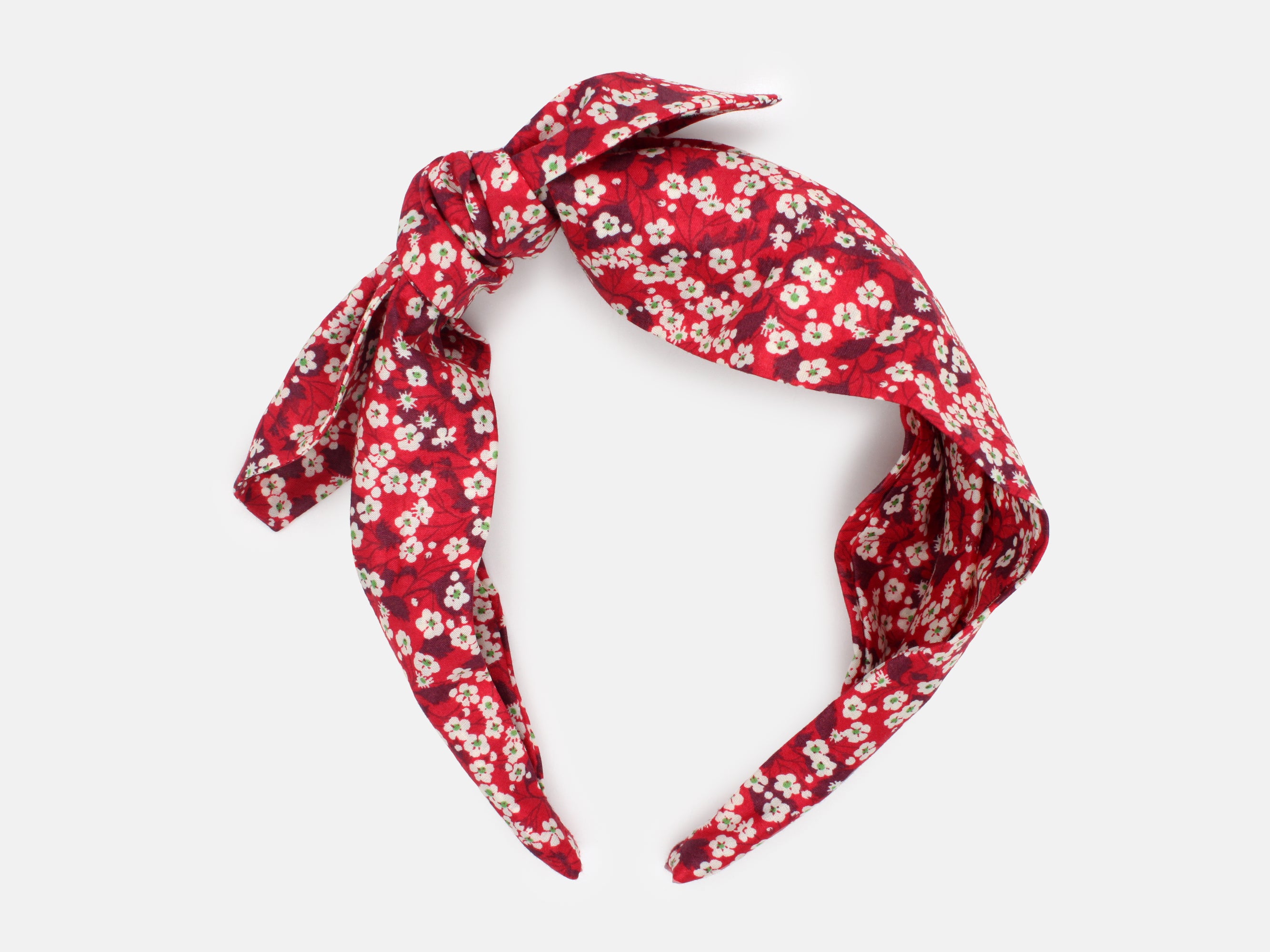 Side Bow Headband, Liberty London Mitsi Valeria D Print | Holme & Moss