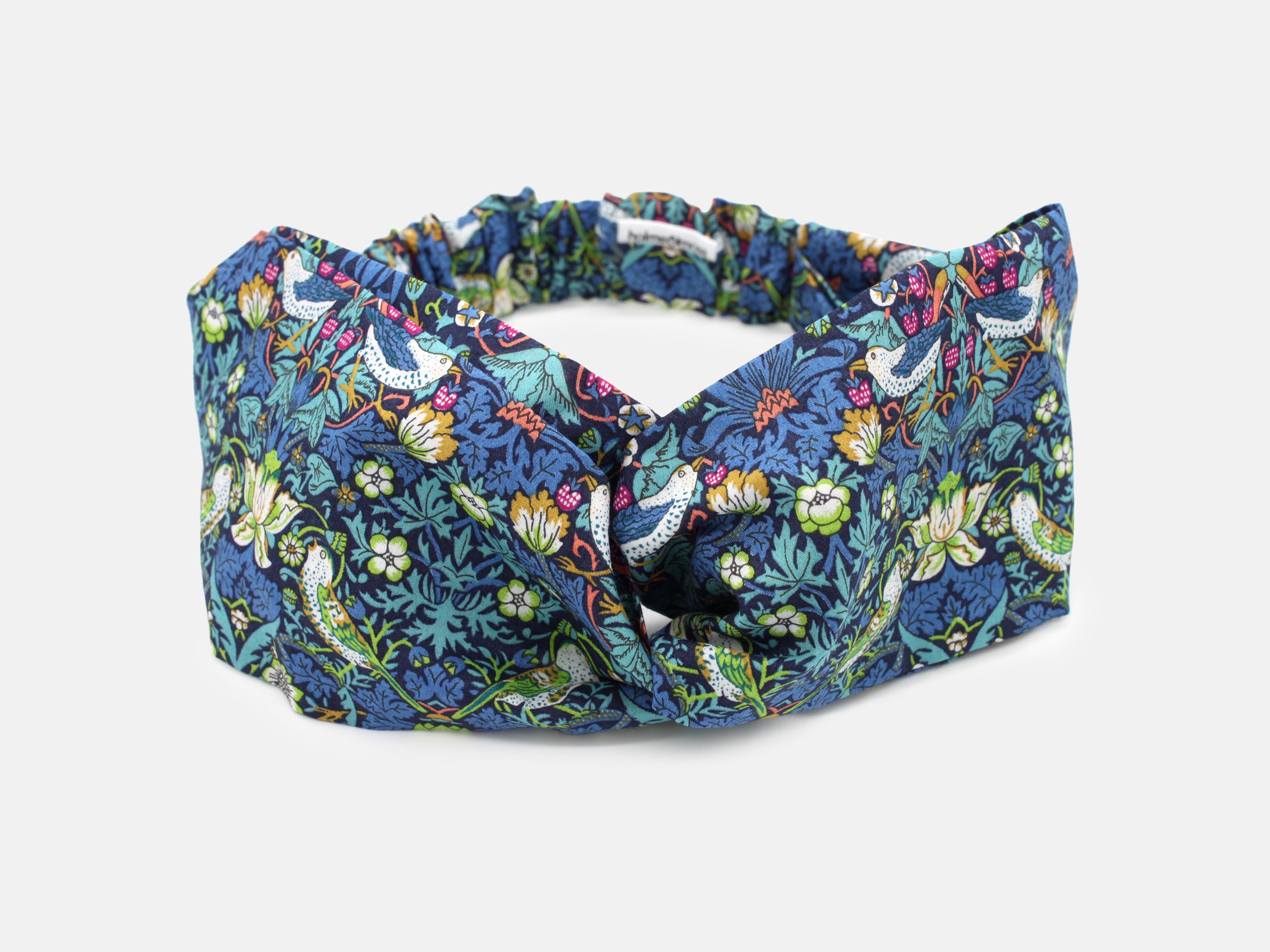 Twist Headband, Liberty London Strawberry Thief J Print | Holme & Moss