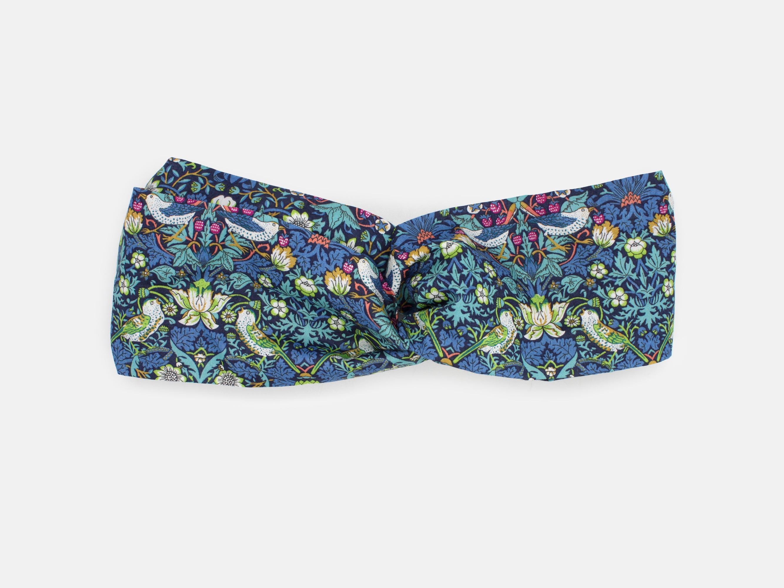 Twist Headband, Liberty London Strawberry Thief J Print | Holme & Moss