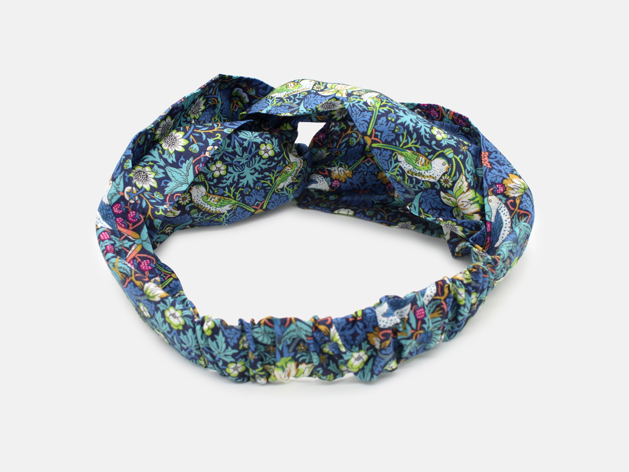Twist Headband, Liberty London Strawberry Thief J Print | Holme & Moss