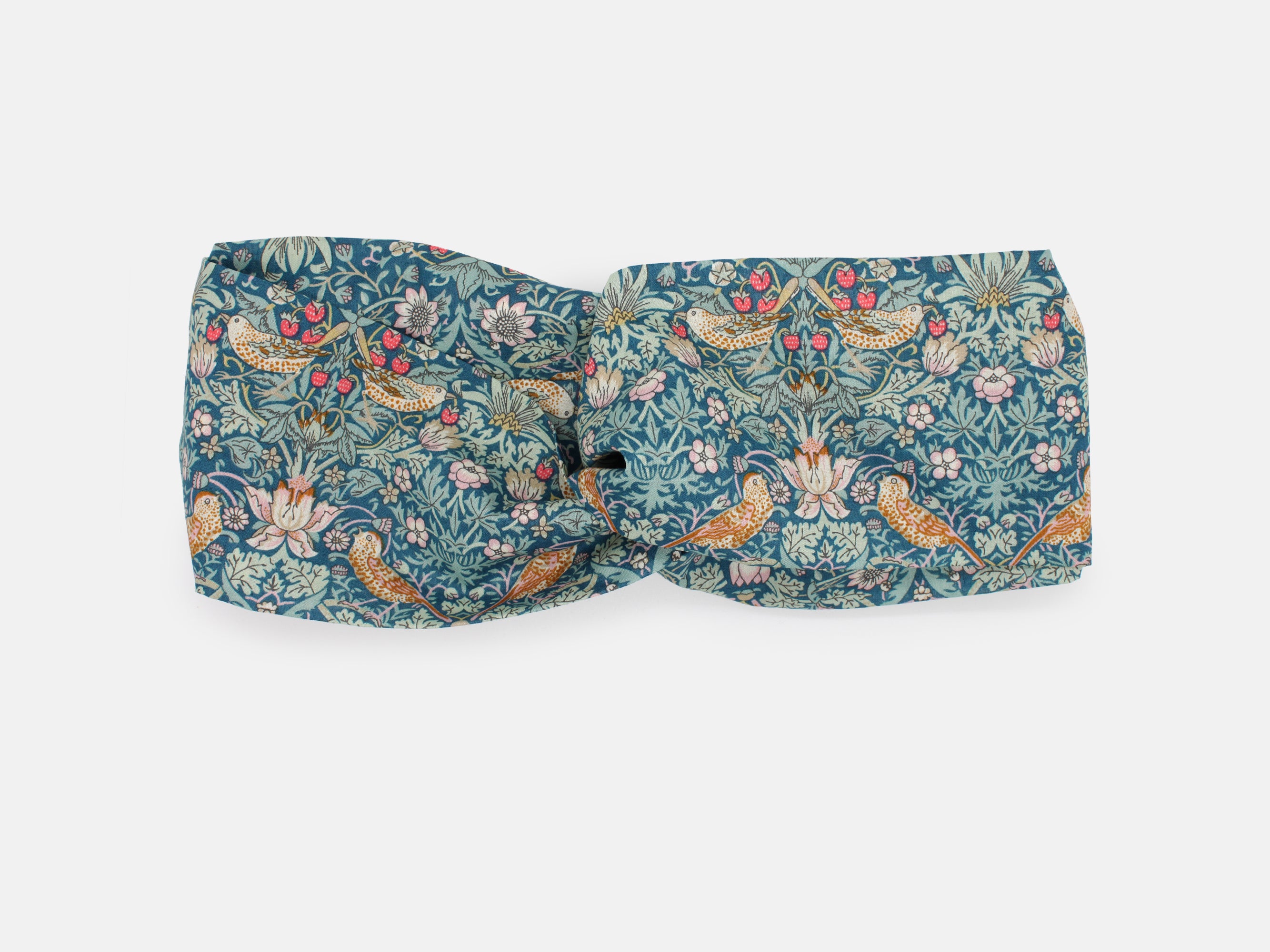 Twist Headband, Liberty London Strawberry Thief P Print | Holme & Moss