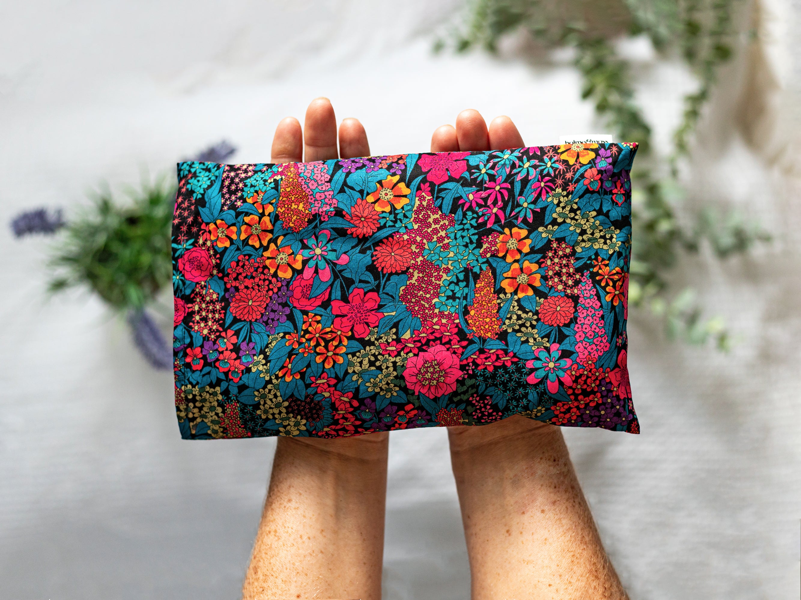 Lavender and Chamomile Scented Eye Pillow - Liberty Ciara C Print | Holme & Moss