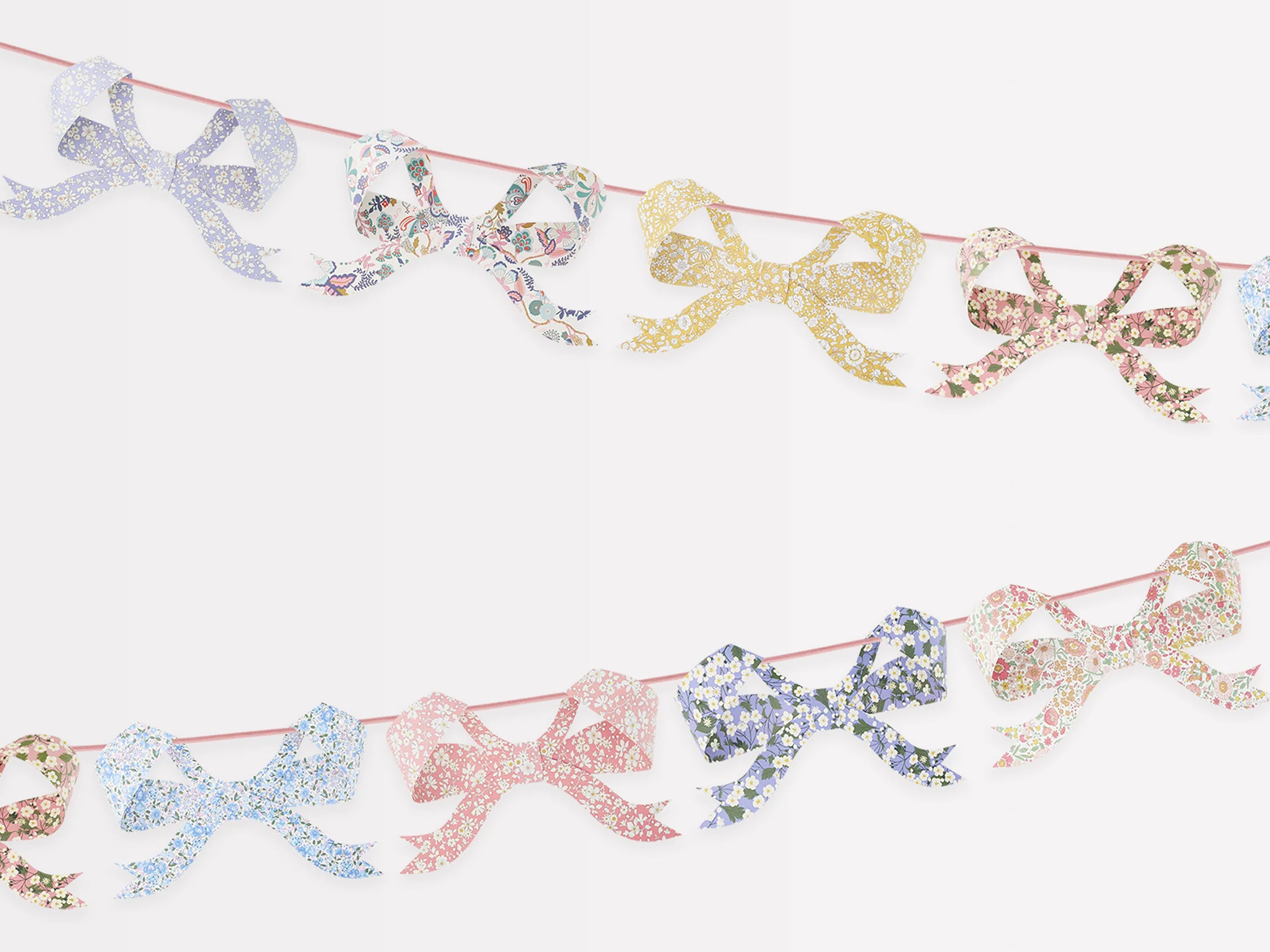 Meri Meri x Liberty Bow Garland | Holme and Moss