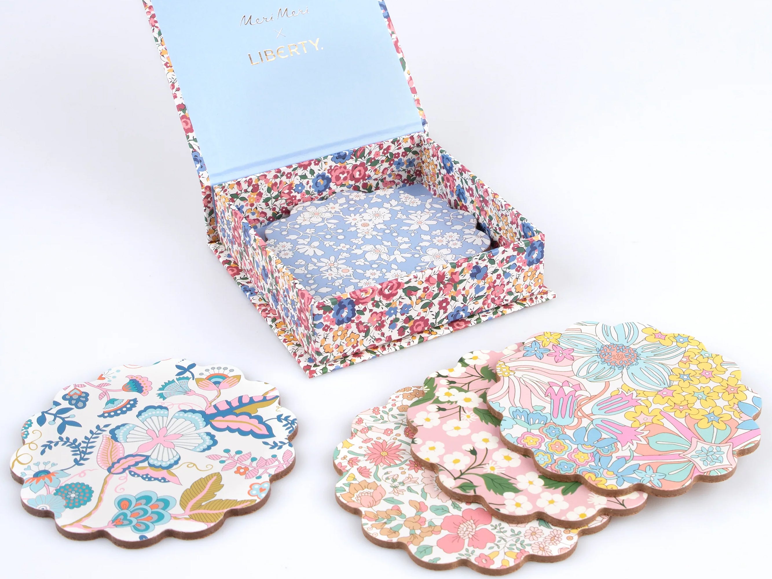 Meri Meri x Liberty Mixed Set Coasters (6) | Holme and Moss