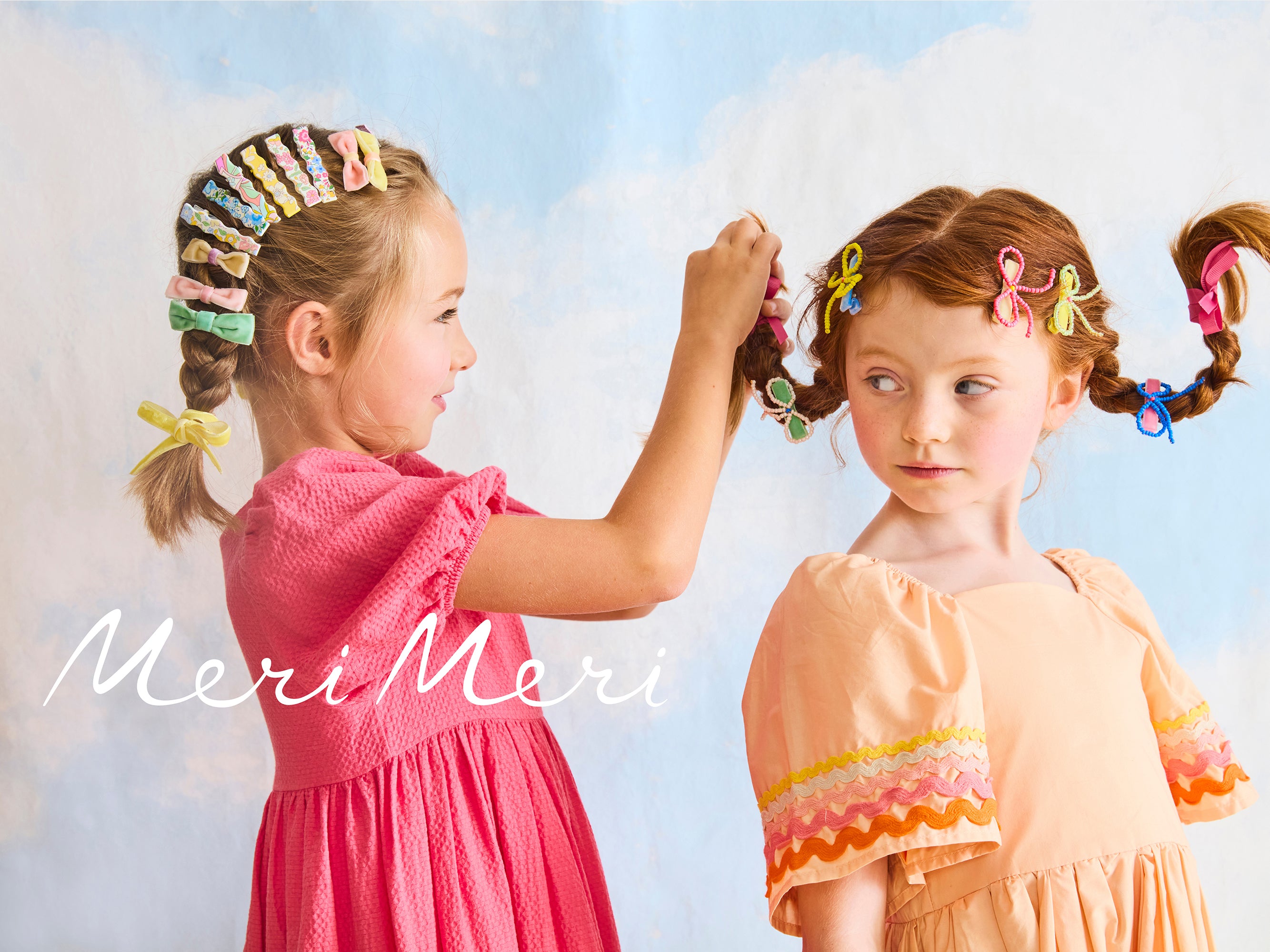 Meri Meri x Liberty Wavy Hair Clips (8) | Holme & Moss