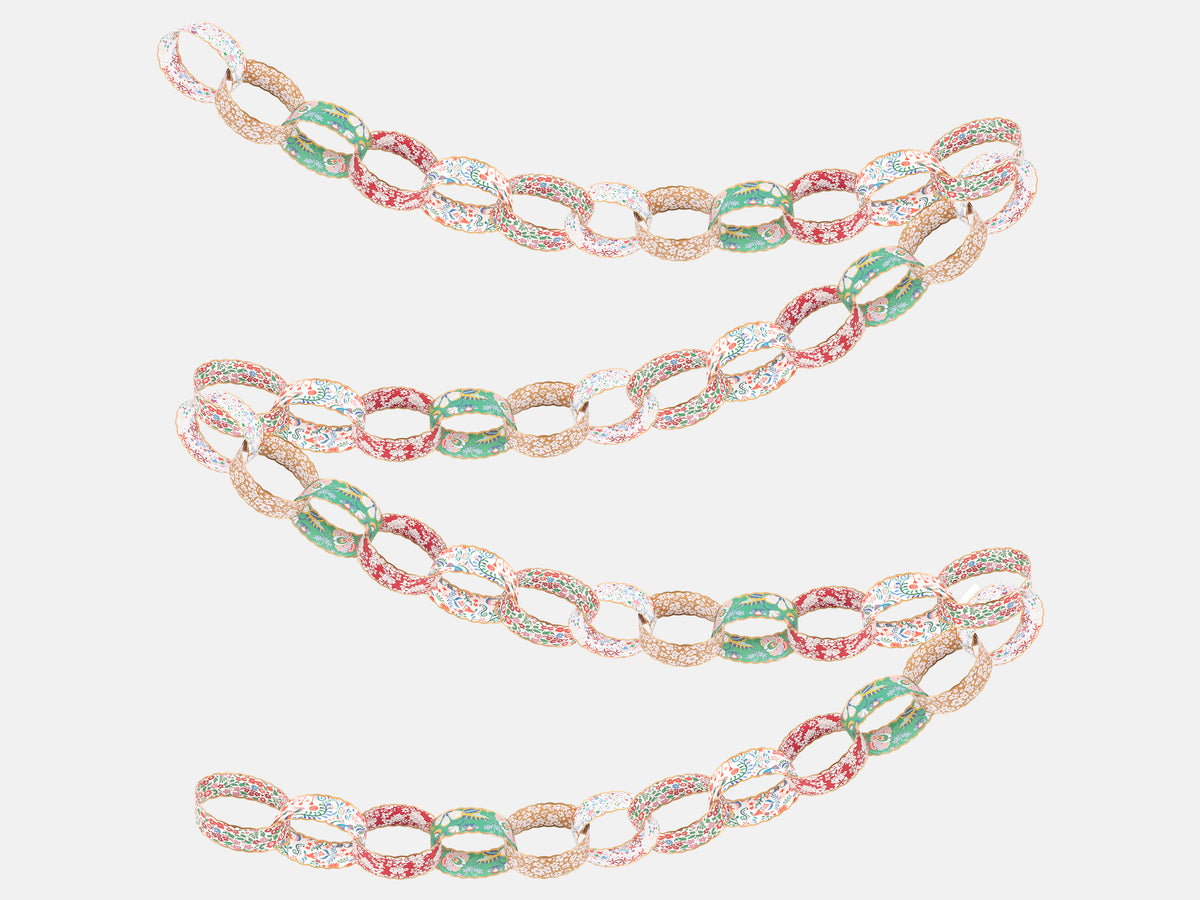 Meri Meri x Liberty Festive Paper Chains Set | Holme & Moss