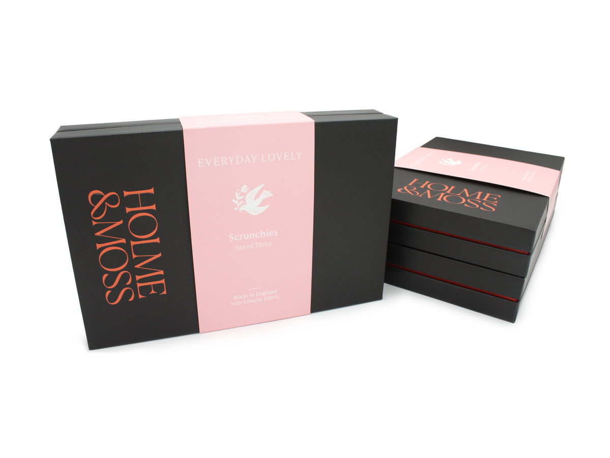 Scrunchie Gift Box - Set of Three | Holme & Moss
