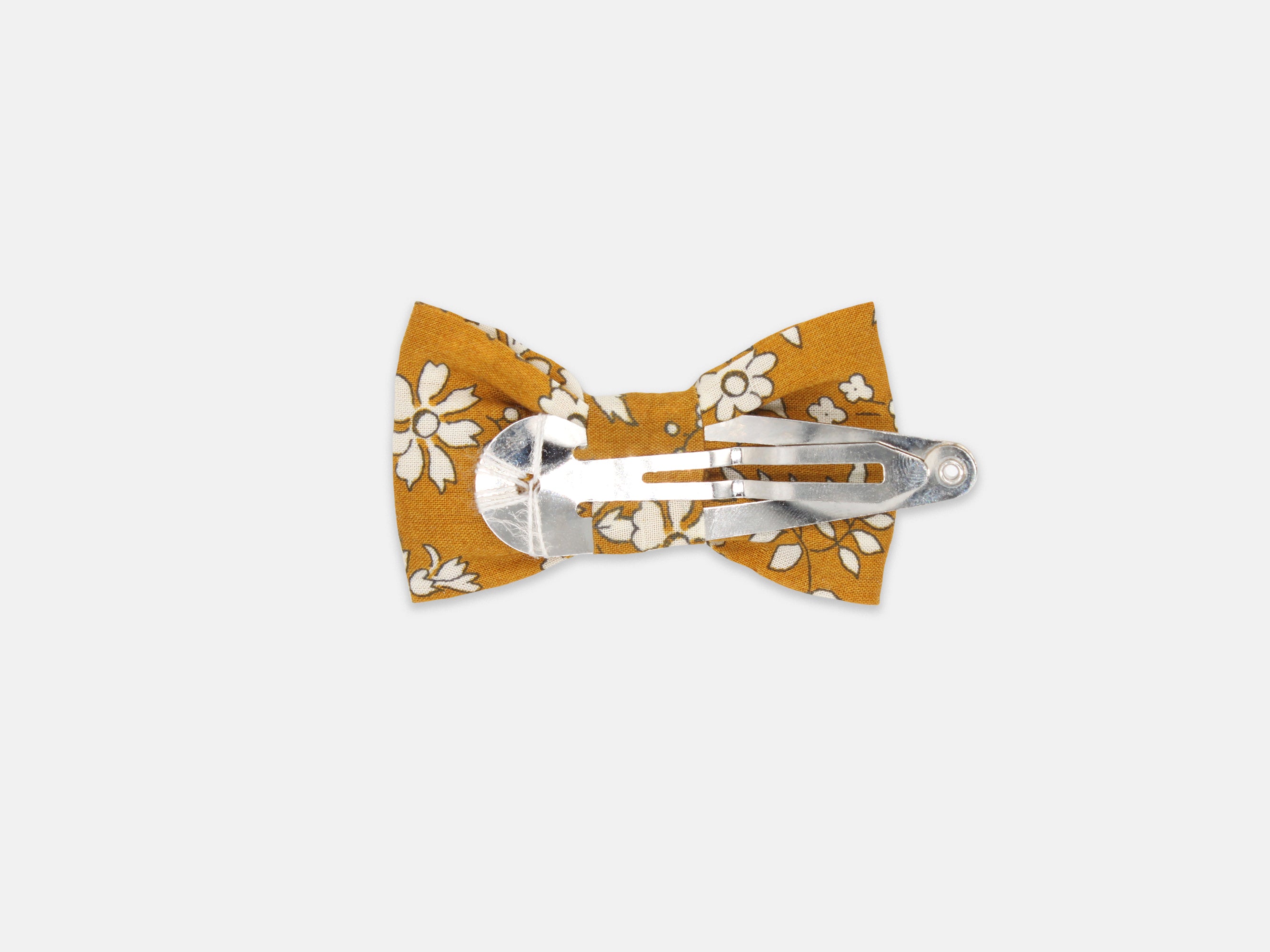 Small Bow Hair Clip - Snap Clip, Liberty London Capel G Print | Holme & Moss