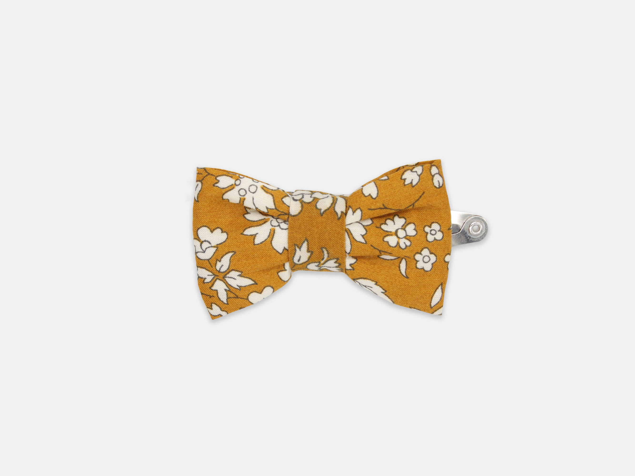 Small Bow Hair Clip, Liberty London Capel G Print | Holme & Moss
