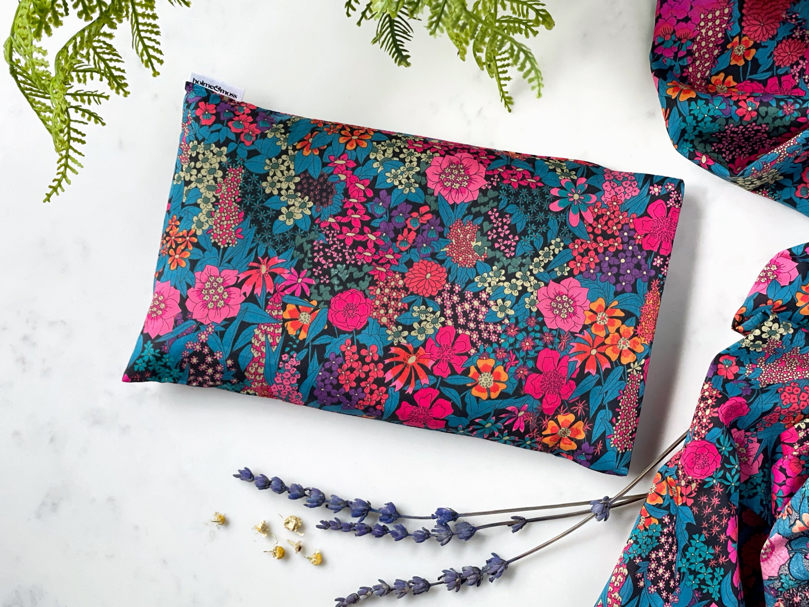 Lavender and Chamomile Scented Eye Pillow - Liberty Ciara C Print | Holme & Moss
