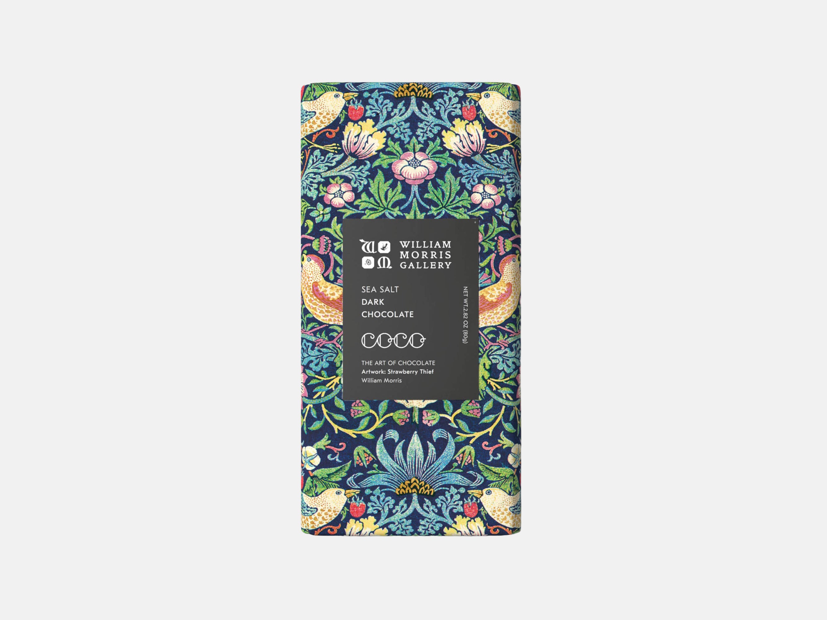 COCO Chocolatier Sea Salt Dark Chocolate William Morris Limited Edition | Holme & Moss