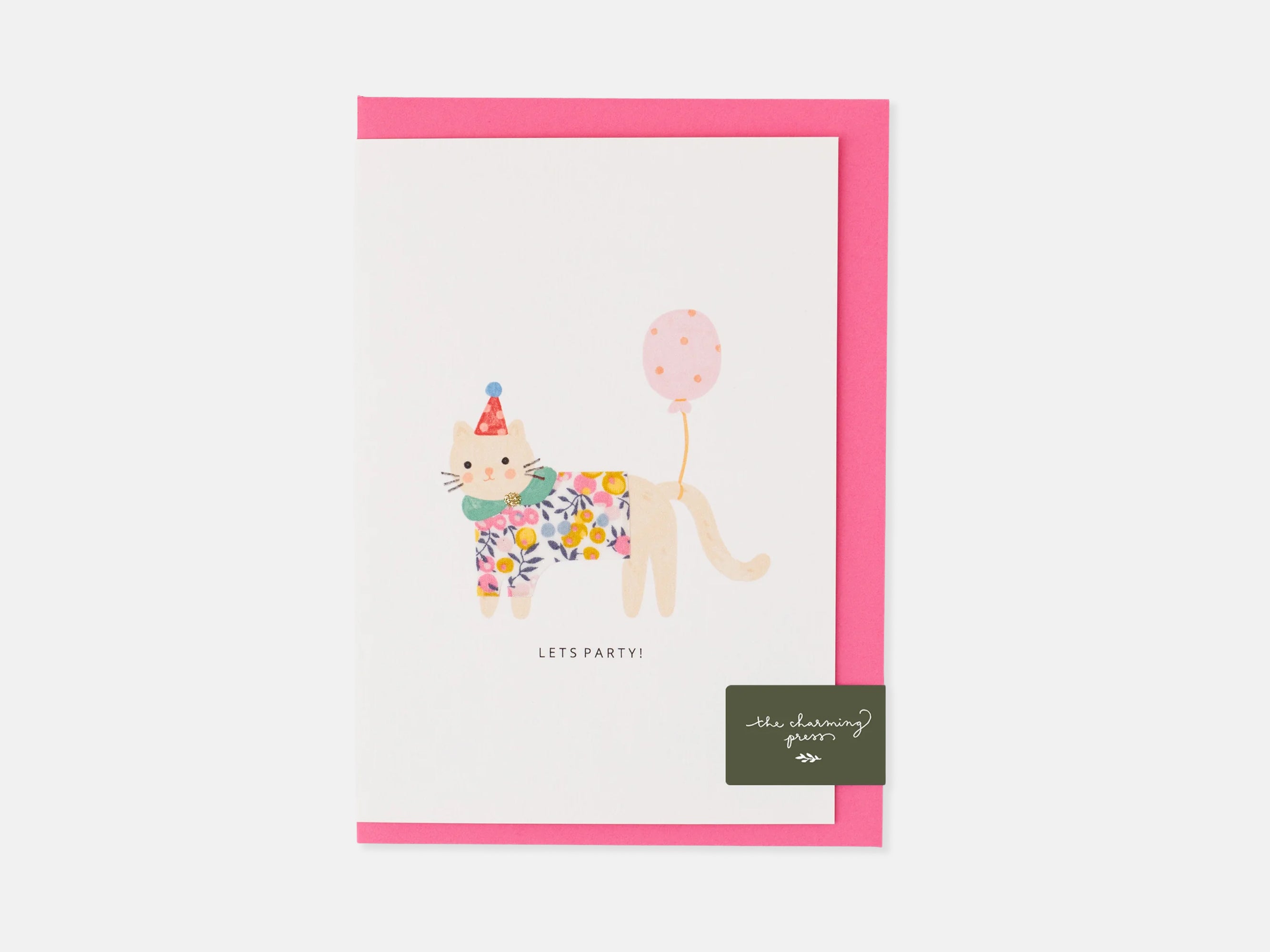 Cat Birthday Card - Liberty Wiltshire Bud Print | Holme & Moss