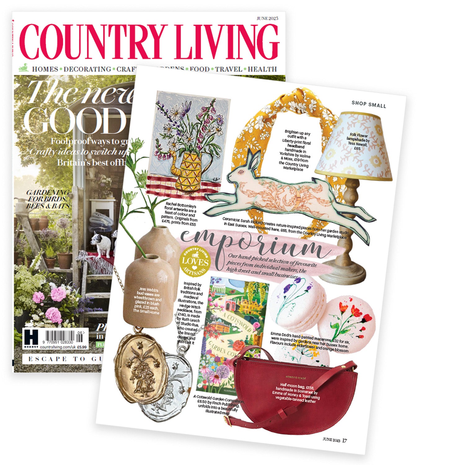 Holme & Moss Liberty London Capel G Classic Knot Headband Featured in Country Living Magazine | Holme & Moss