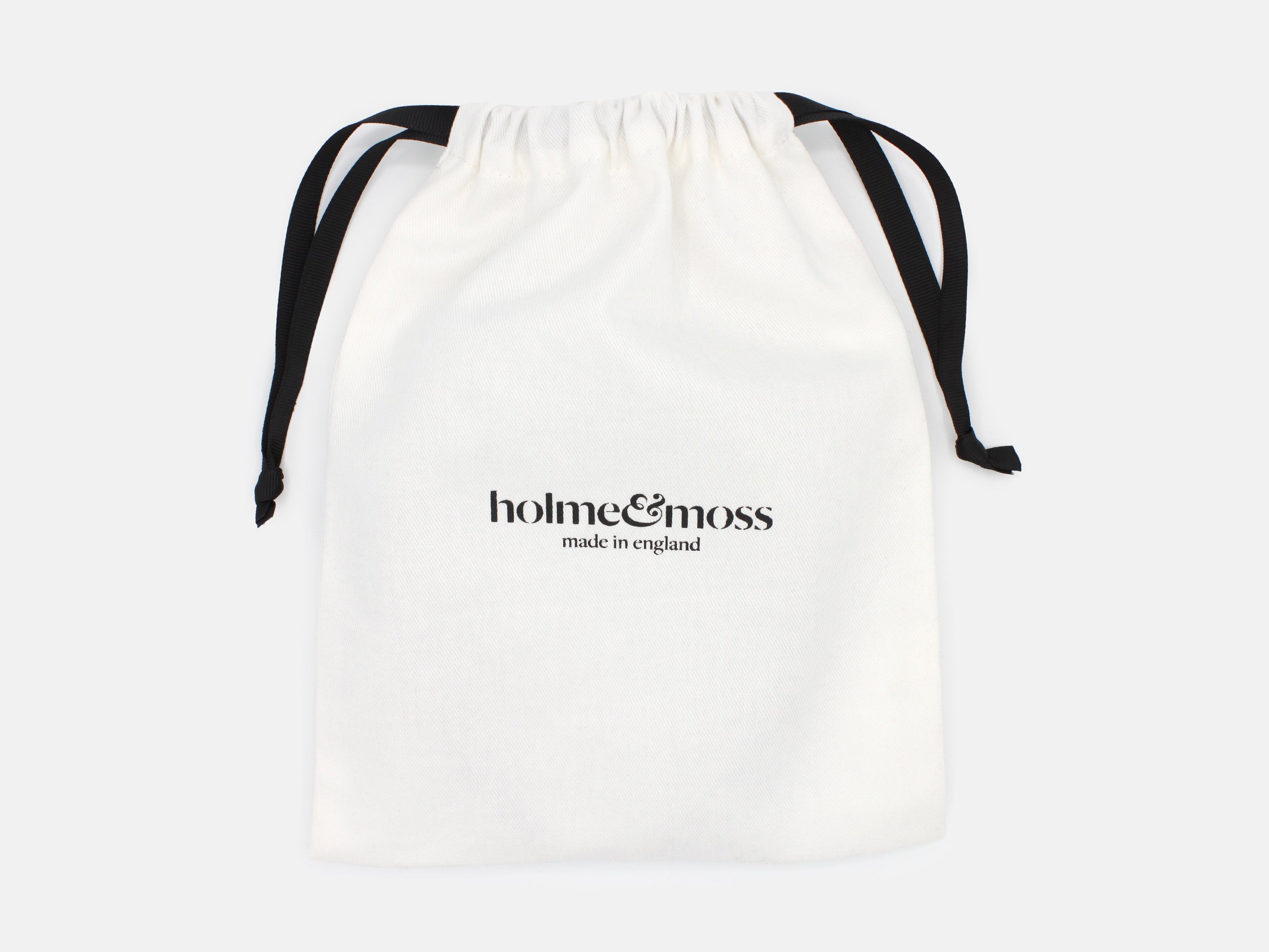 Holme & Moss Cotton Drawstring Dust Bag or Gift Bag for Headbands | Holme & Moss