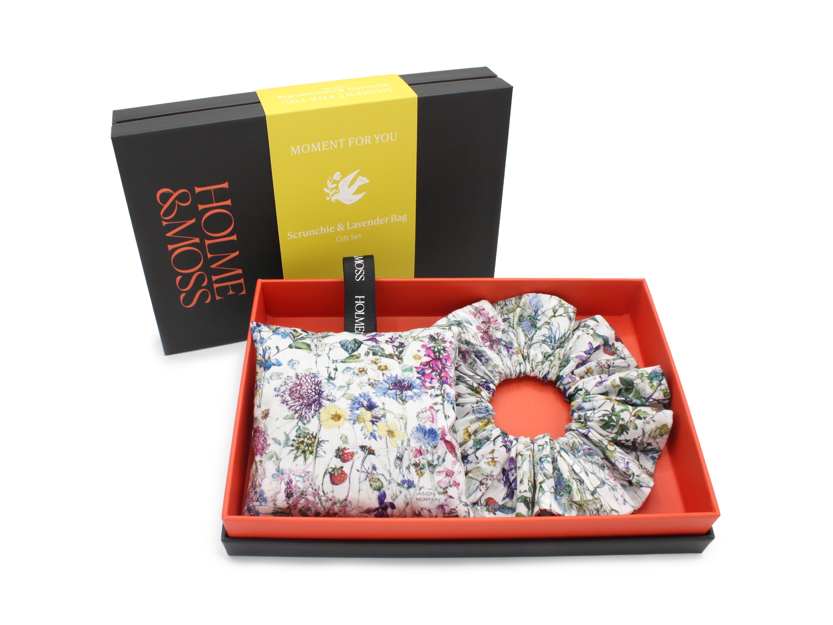Scrunchie and Lavender Bag Gift Set – Liberty Wild Flowers A Print | Holme & Moss