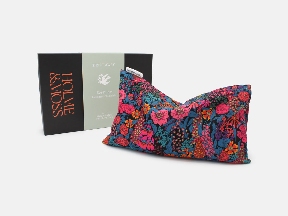 Lavender and Chamomile Scented Eye Pillow - Liberty Ciara C Print | Holme & Moss
