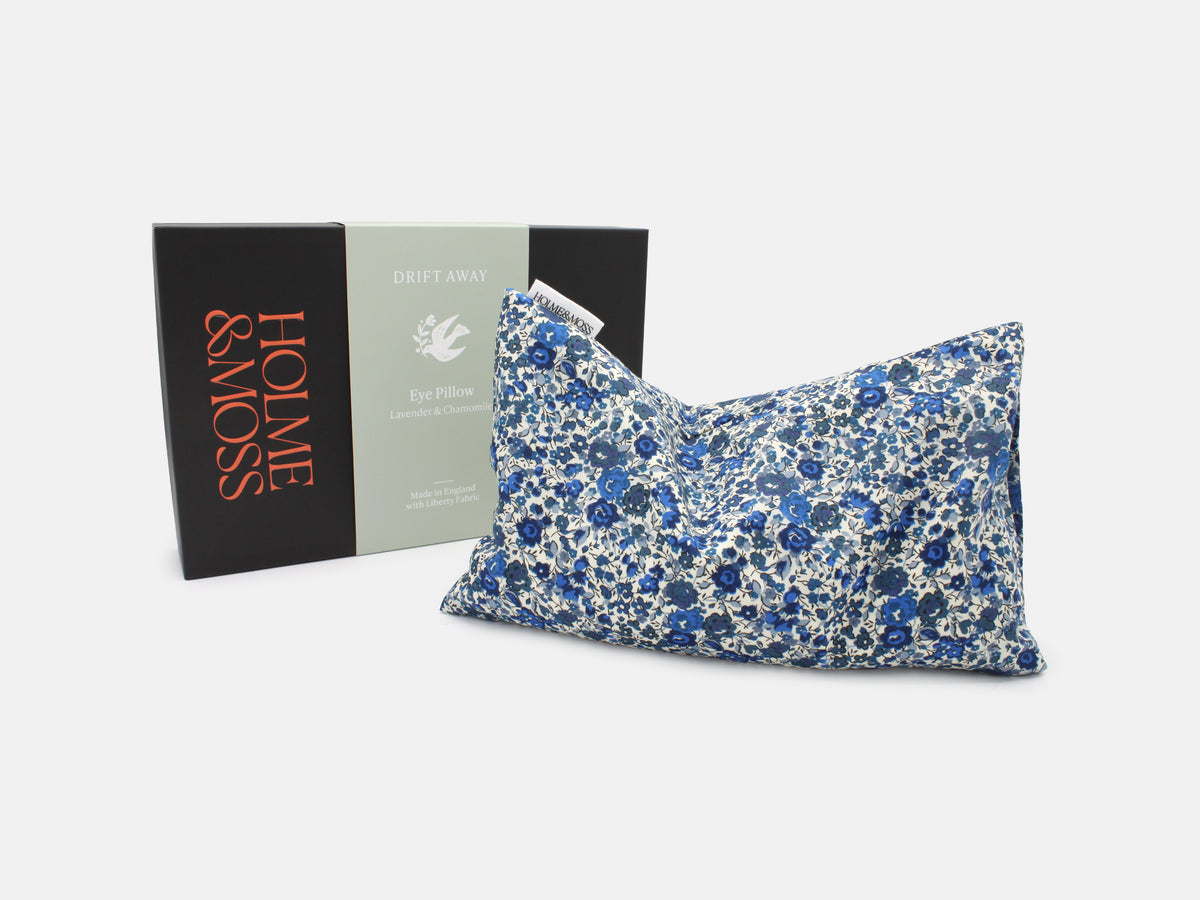 Relaxing Eye Pillow Fragranced with Lavender and Chamomile - Liberty Fabrics Emma and Georgina B Print | Holme & Moss