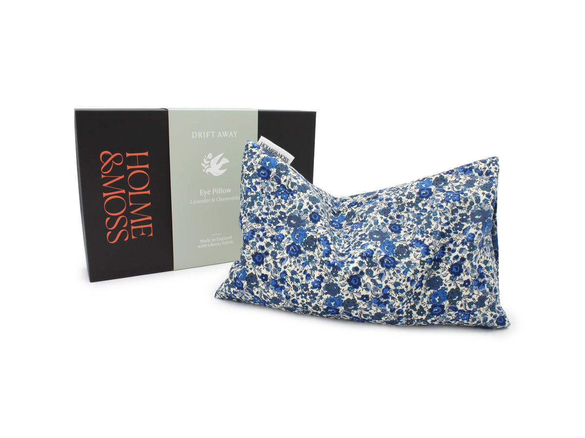 Relaxing Eye Pillow Fragranced with Lavender and Chamomile - Liberty Fabrics Emma and Georgina B Print | Holme & Moss