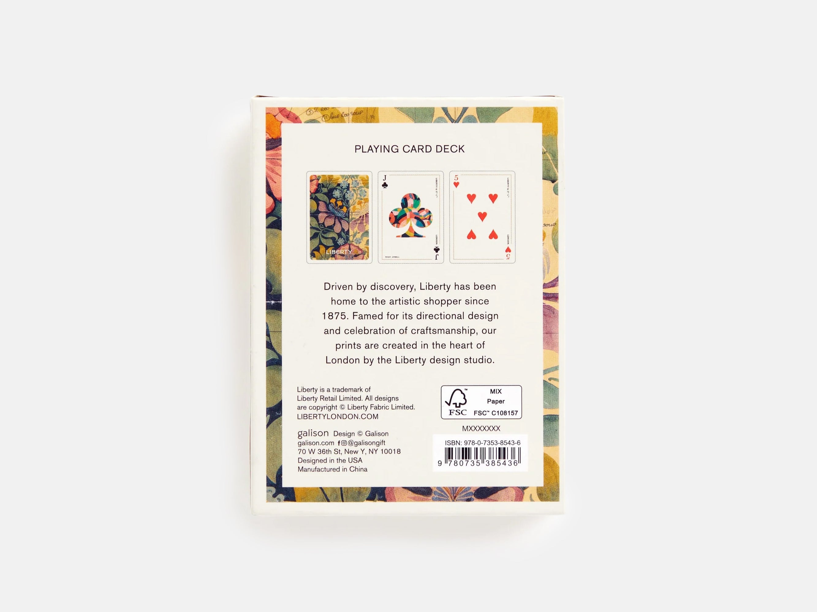 Liberty Archive Playing Card Deck | Holme & Moss