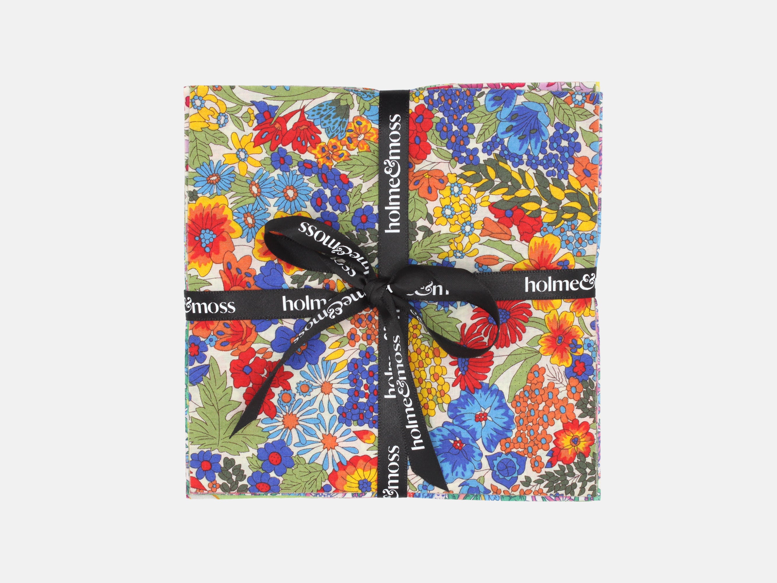 Liberty Fabrics Tana Lawn™ Cotton 5" Brights Charm Squares, Pack of 16 | Holme & Moss