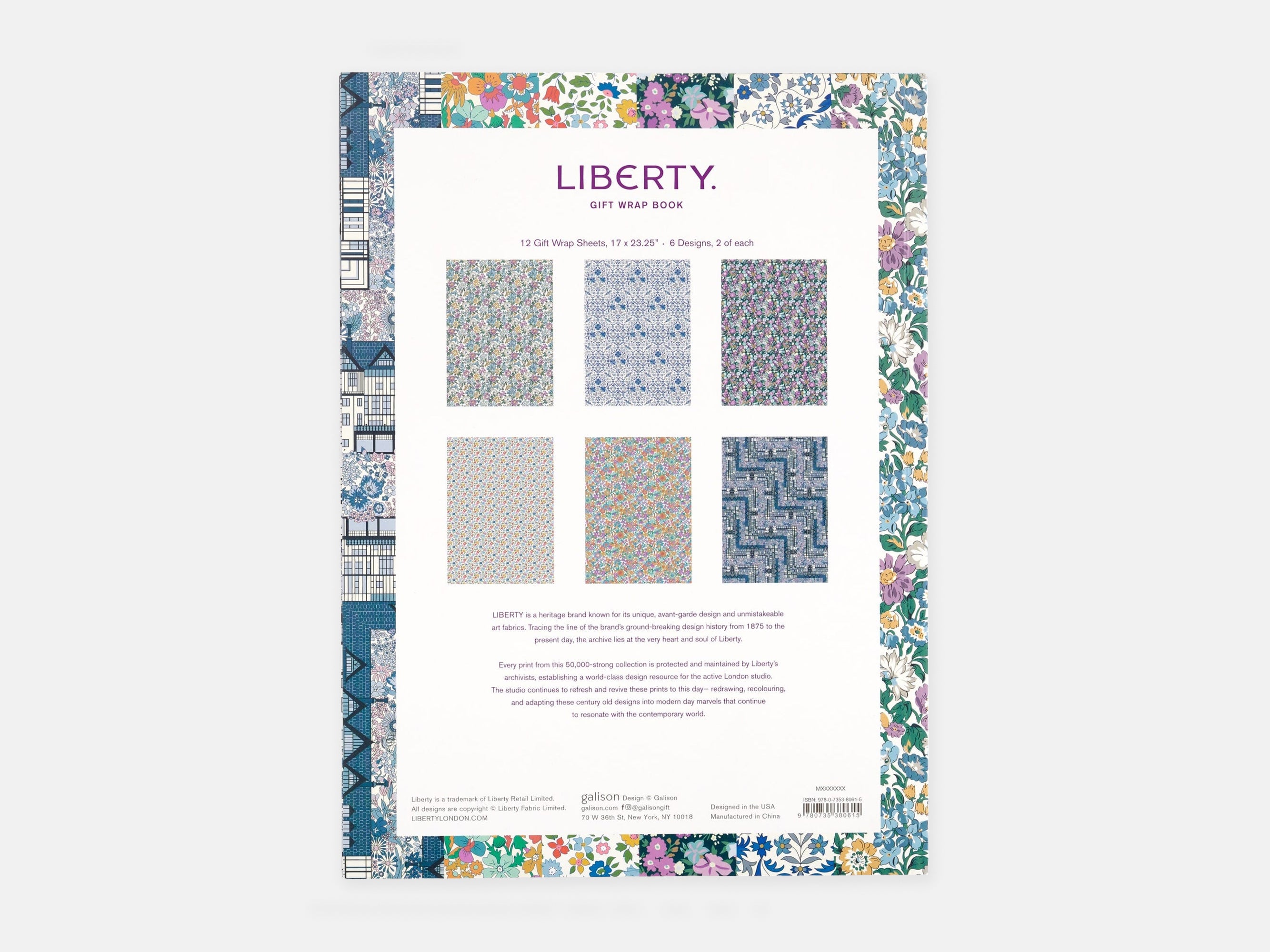 Liberty Gift Wrap Book | Holme & Moss