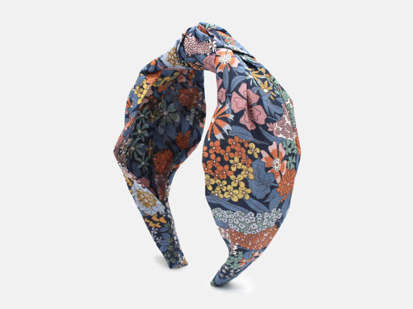 Classic Knot Headband, Liberty London Ciara F Print | Holme & Moss