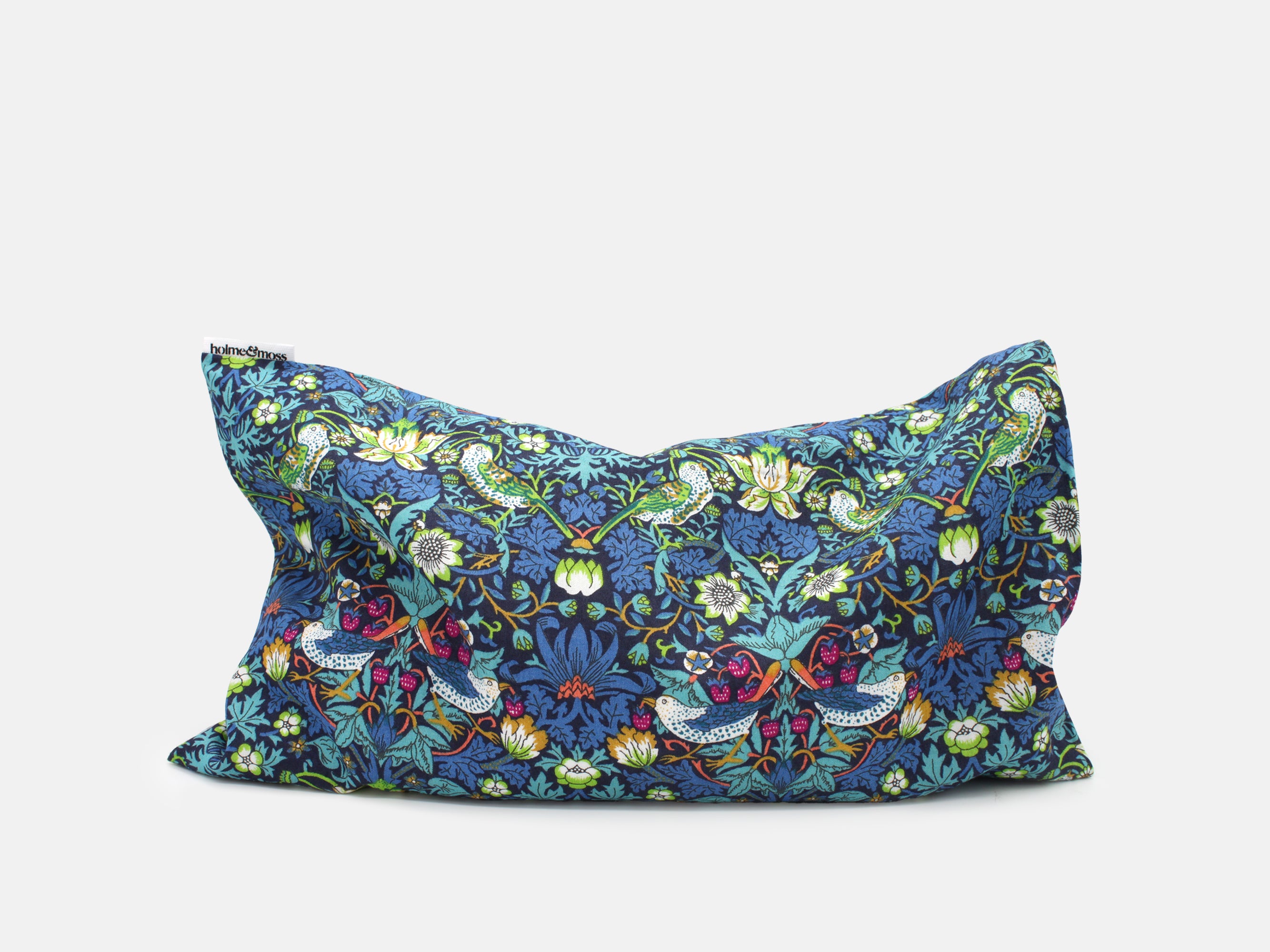 Lavender and Chamomile Scented Eye Pillow - Liberty Strawberry Thief J Print | Holme & Moss