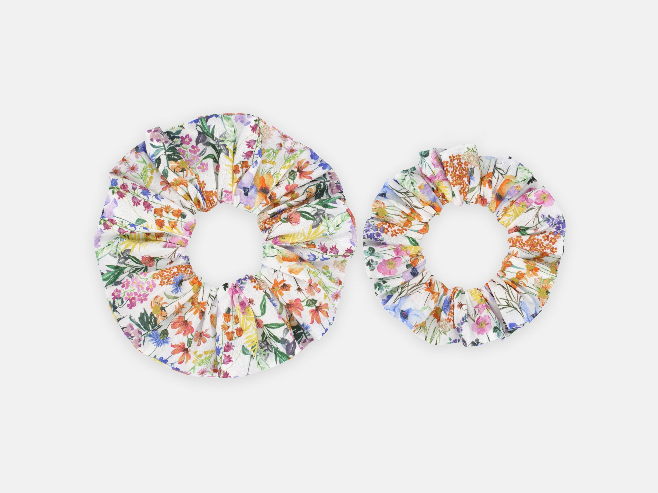 Large and Medium Scrunchie - Liberty London Purley Meadow Print | Holme & Moss