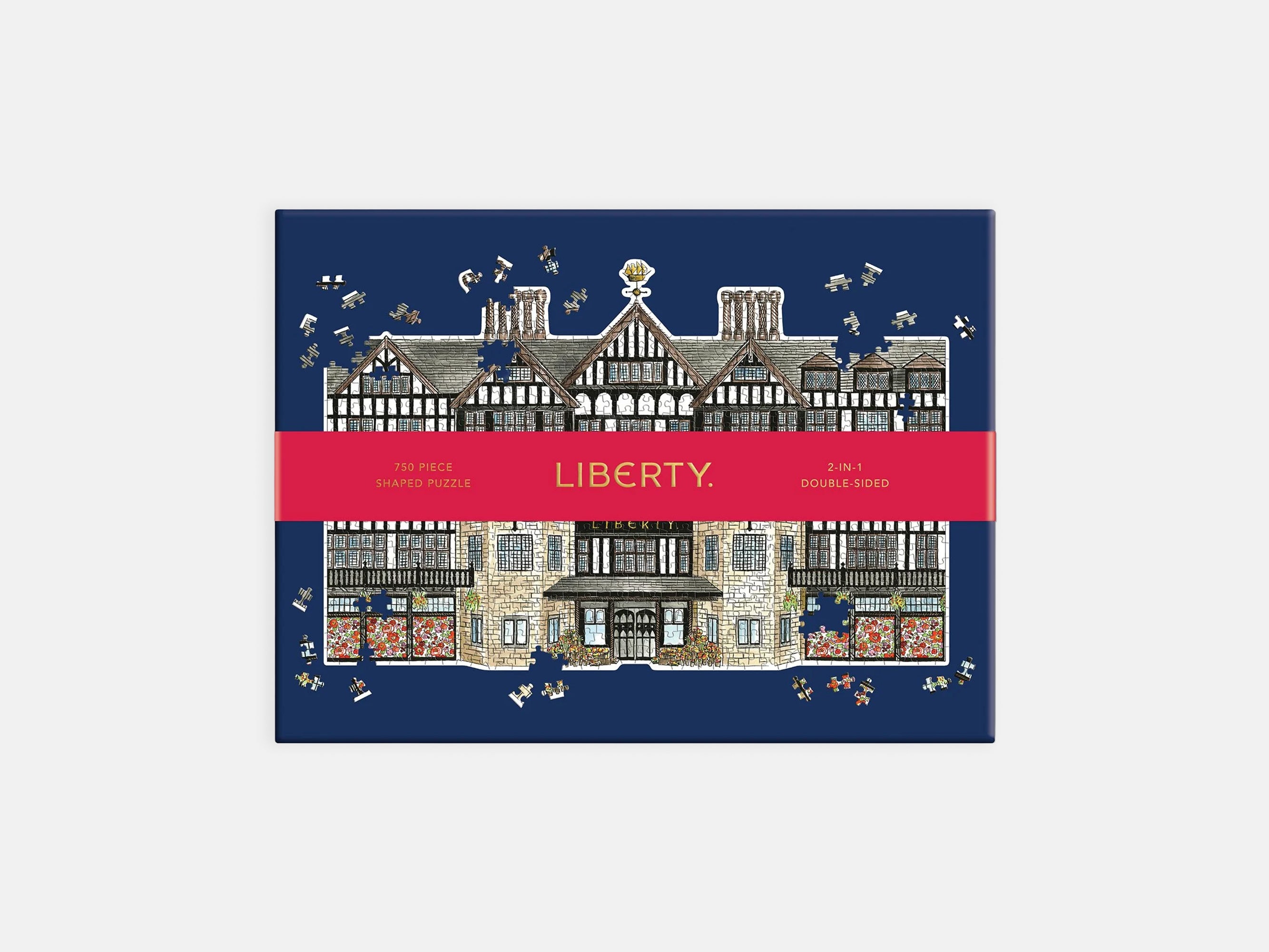Liberty Tudor Building 750 Piece Shaped Puzzle | Holme & Moss
