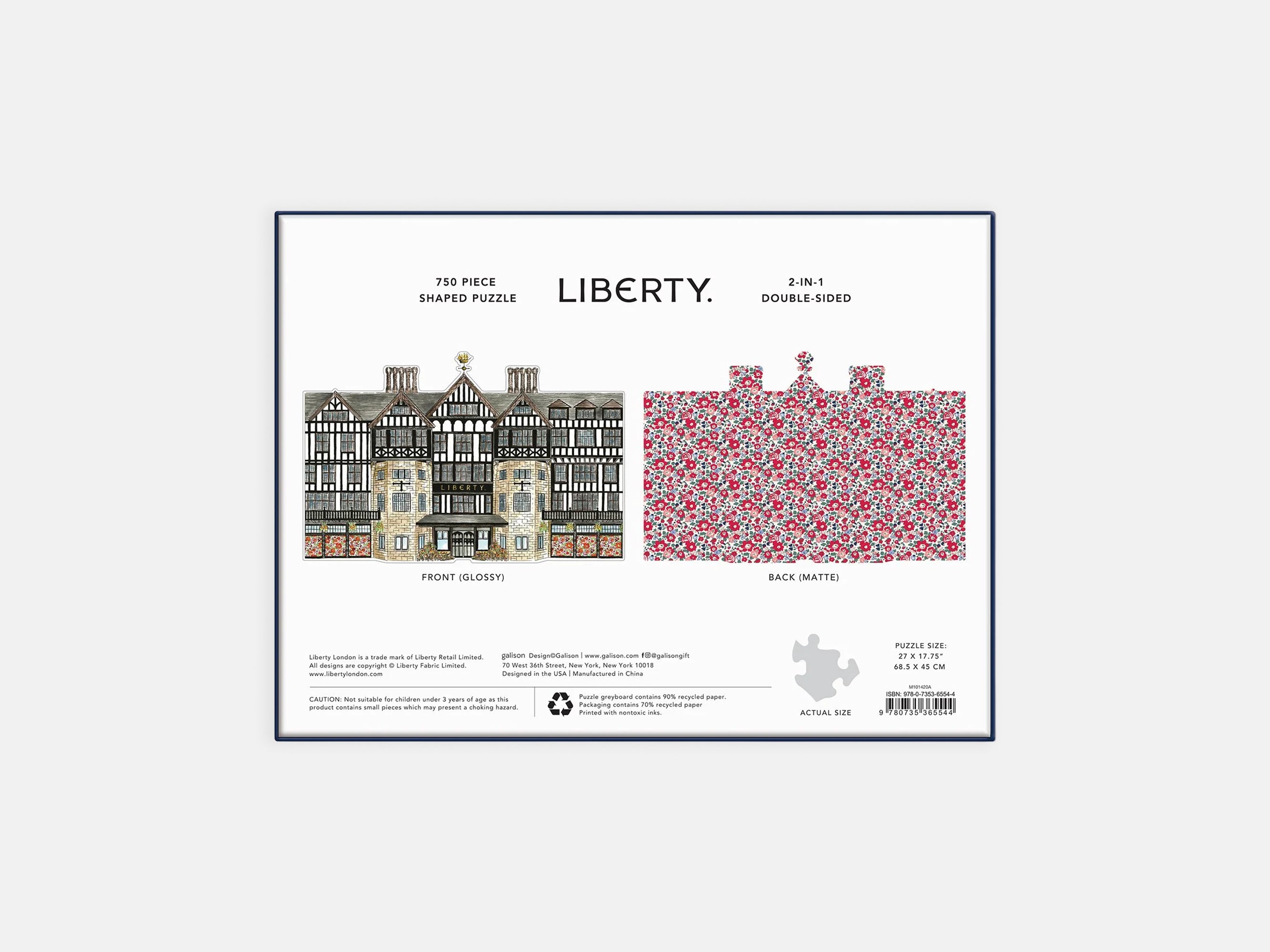 Liberty Tudor Building 750 Piece Shaped Puzzle | Holme & Moss