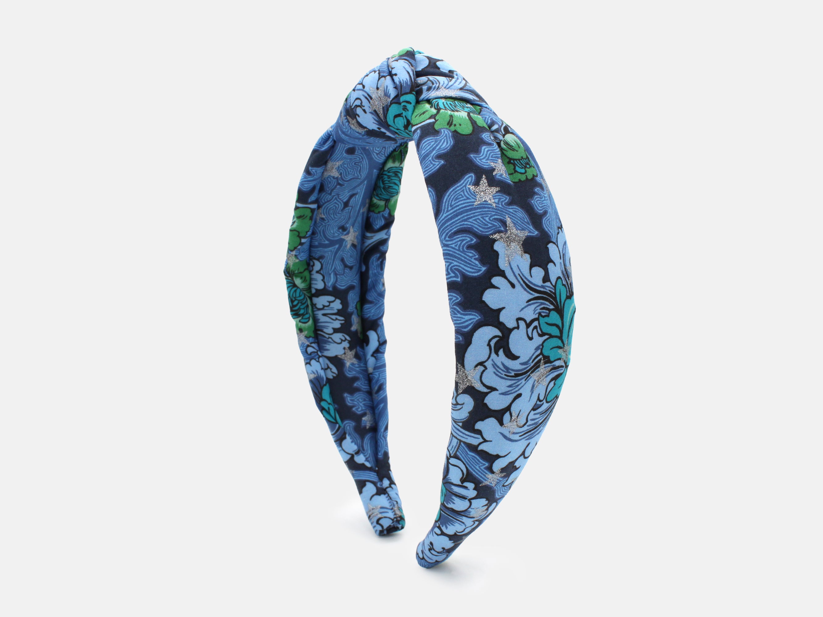 Padded Knot Headband - Liberty December Day Star C Print | Holme & Moss