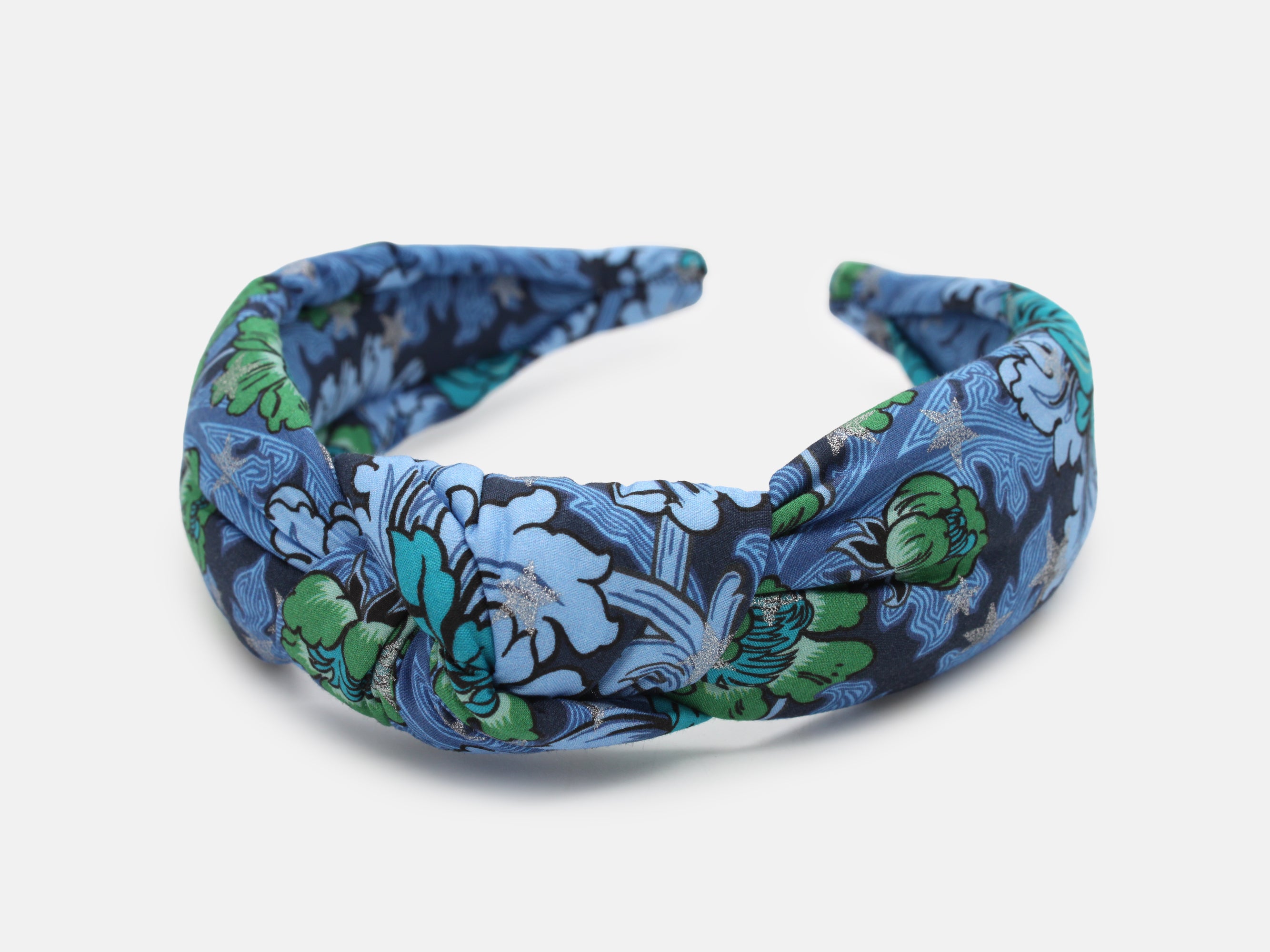 Padded Knot Headband - Liberty December Day Star C Print | Holme & Moss