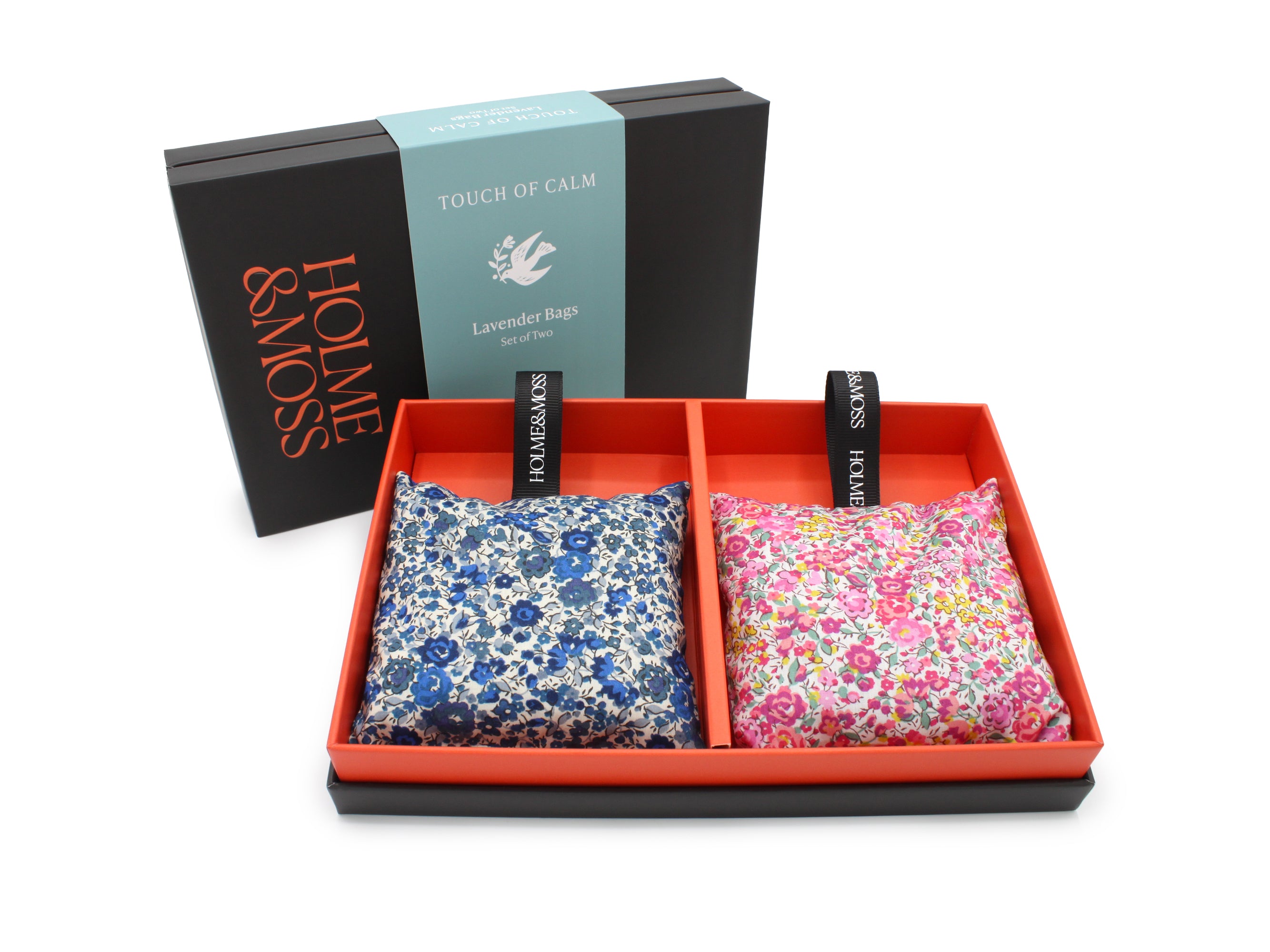 Liberty Fabrics Lavender Bags Gift Box – Set of Two, Emma and Georgina Collection | Holme & Moss