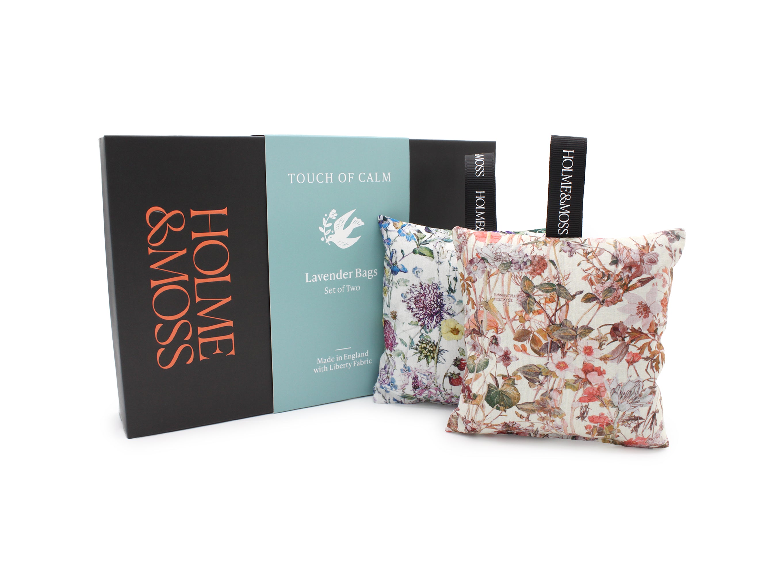 Liberty Fabrics Lavender Bags Gift Box – Set of Two, Wild Flowers Collection | Holme & Moss