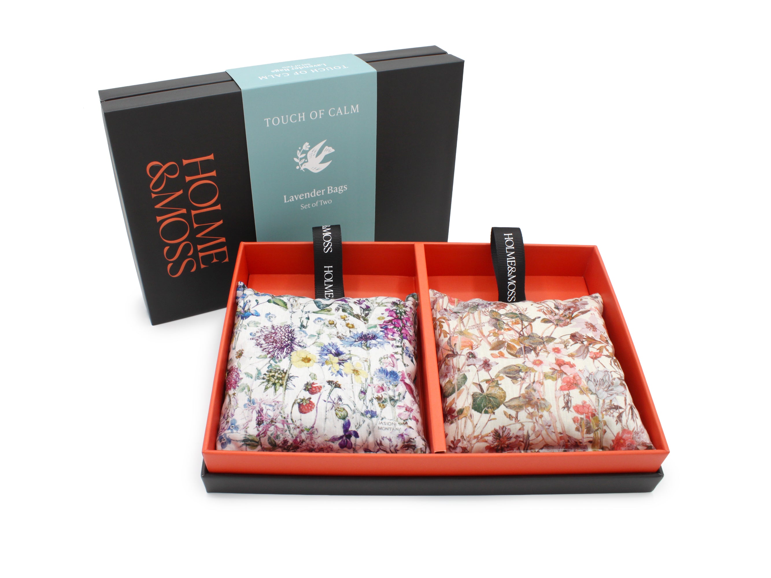 Liberty Fabrics Lavender Bags Gift Box – Set of Two, Wild Flowers Collection | Holme & Moss