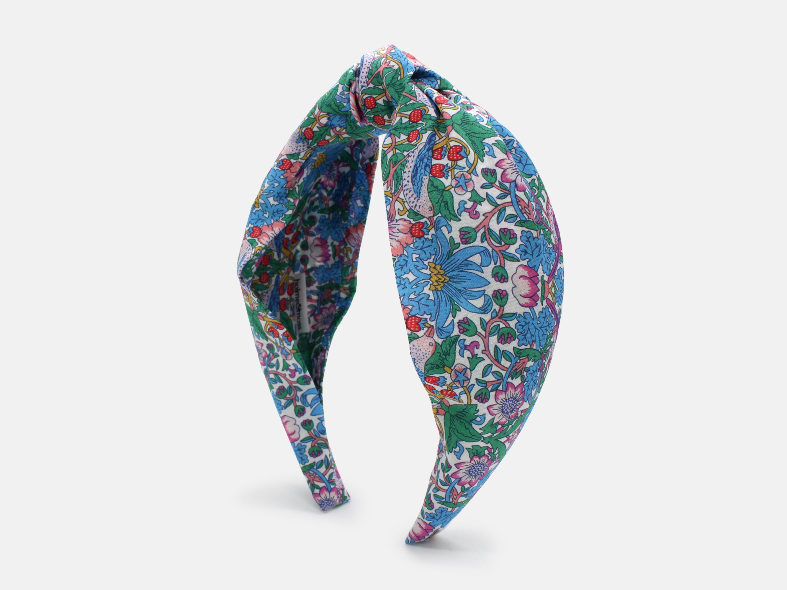 Classic Knot Headband - Liberty Strawberry Thief Spring F Print | Holme & Moss