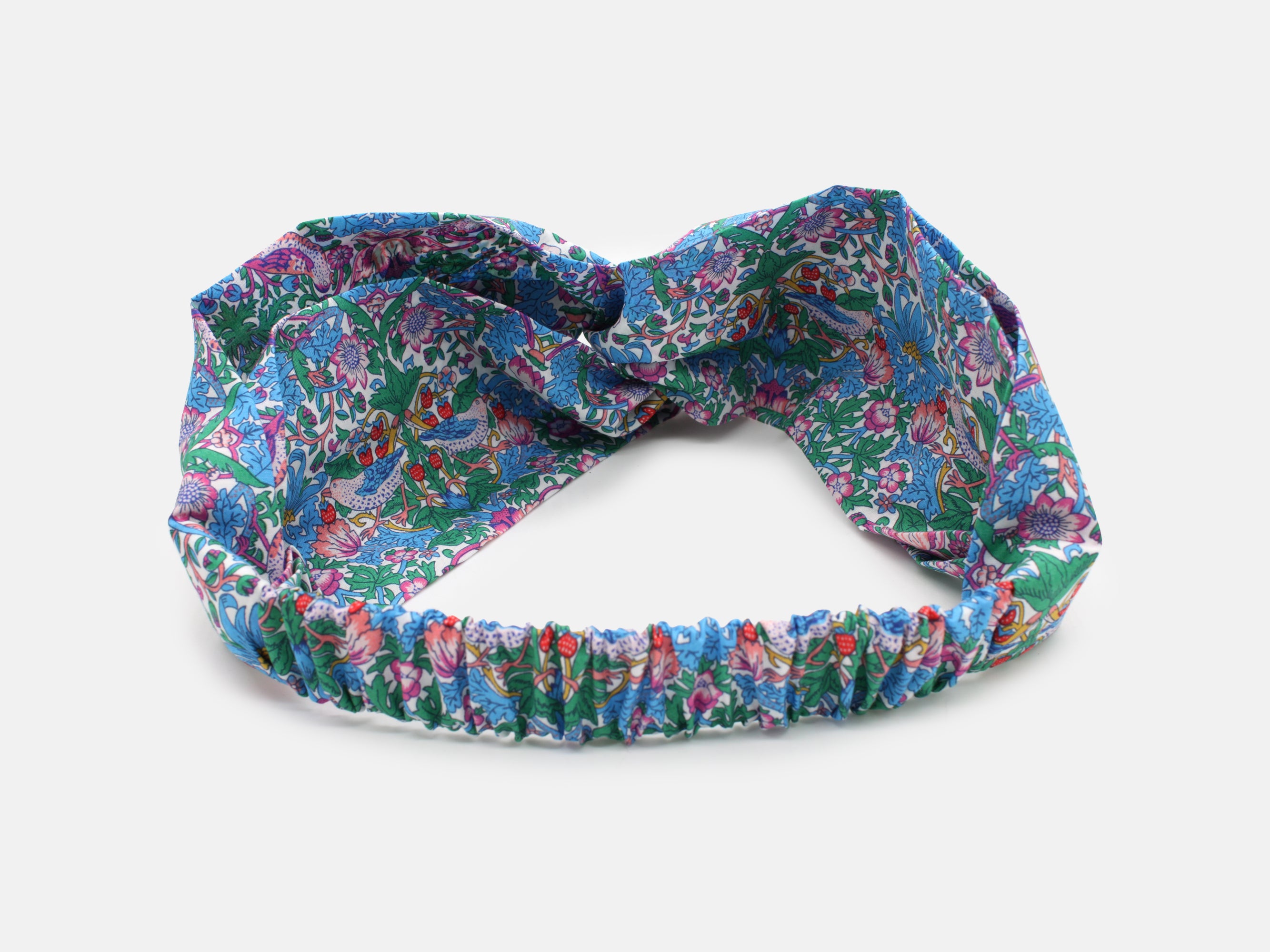Twist Headband - Liberty Strawberry Thief Spring F Print | Holme & Moss