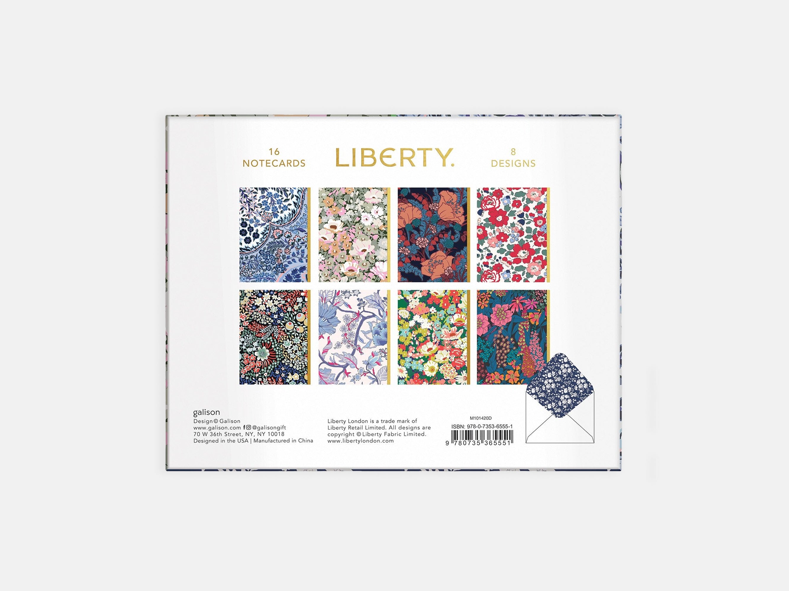 Liberty Floral Greeting Assortment Notecard Set | Holme & Moss
