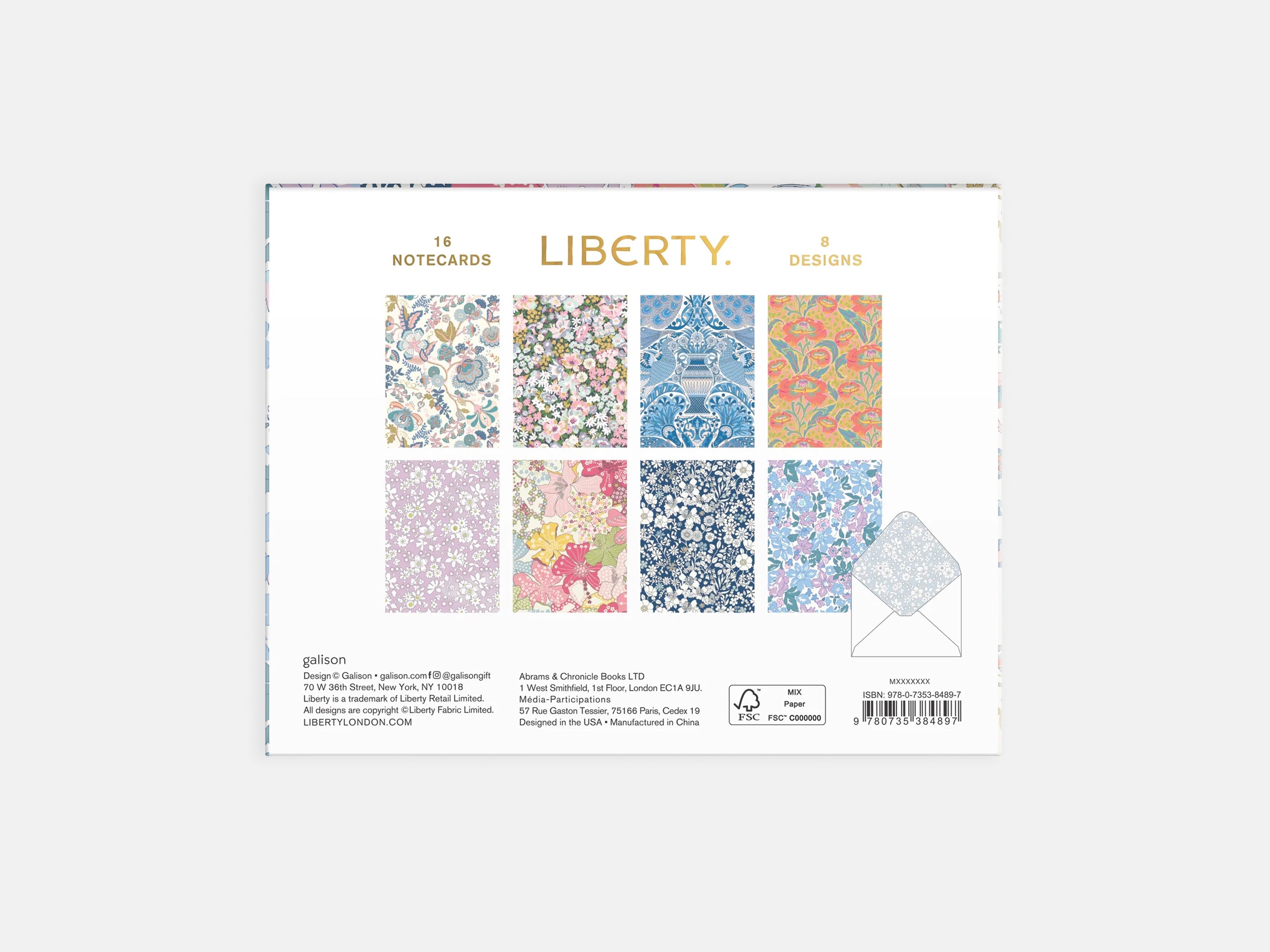 Liberty Floral Greeting Assortment Notecard Set Volume 2 | Holme & Moss
