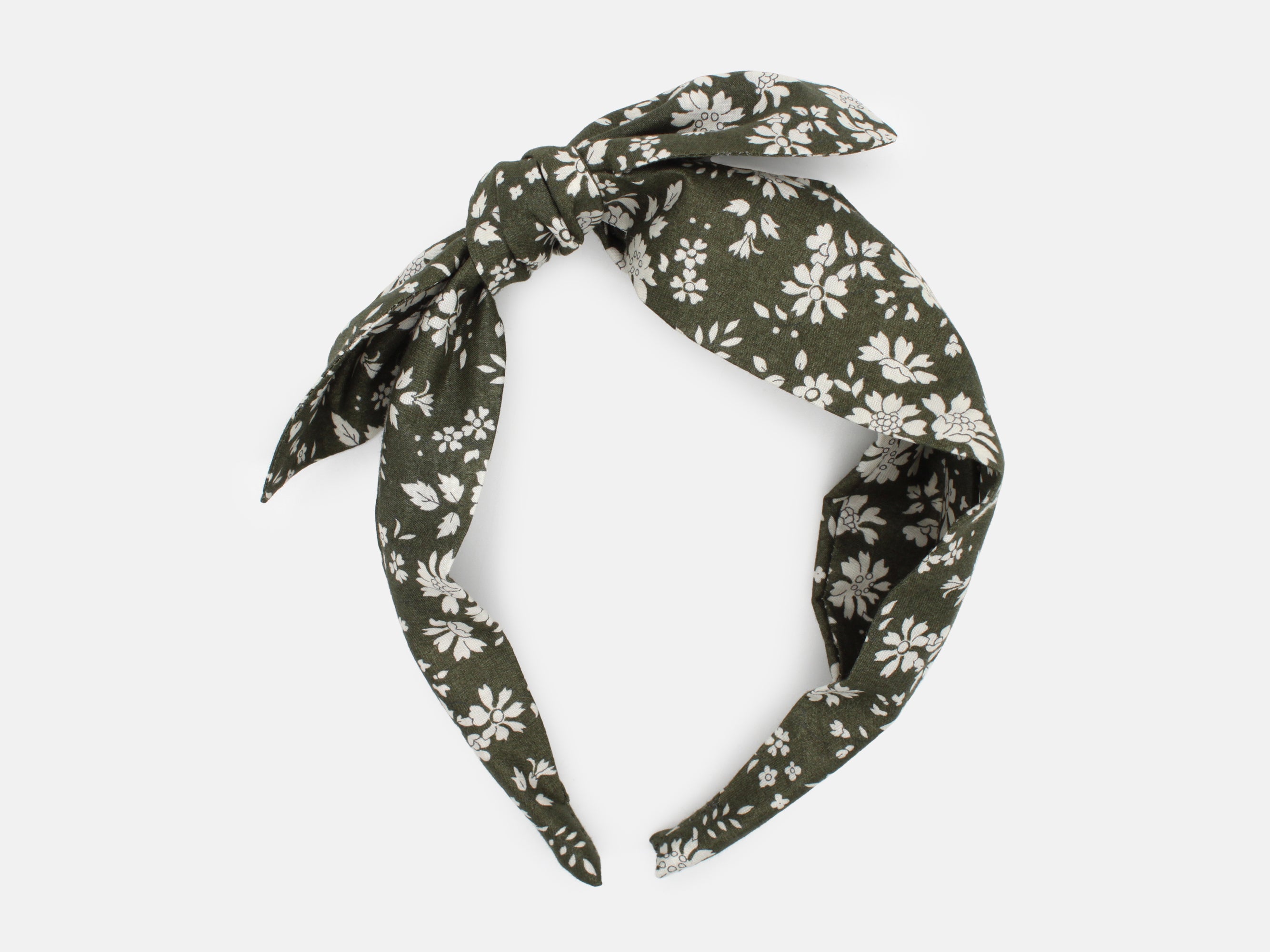 Side Bow Headband, Liberty London Capel C Print | Holme & Moss