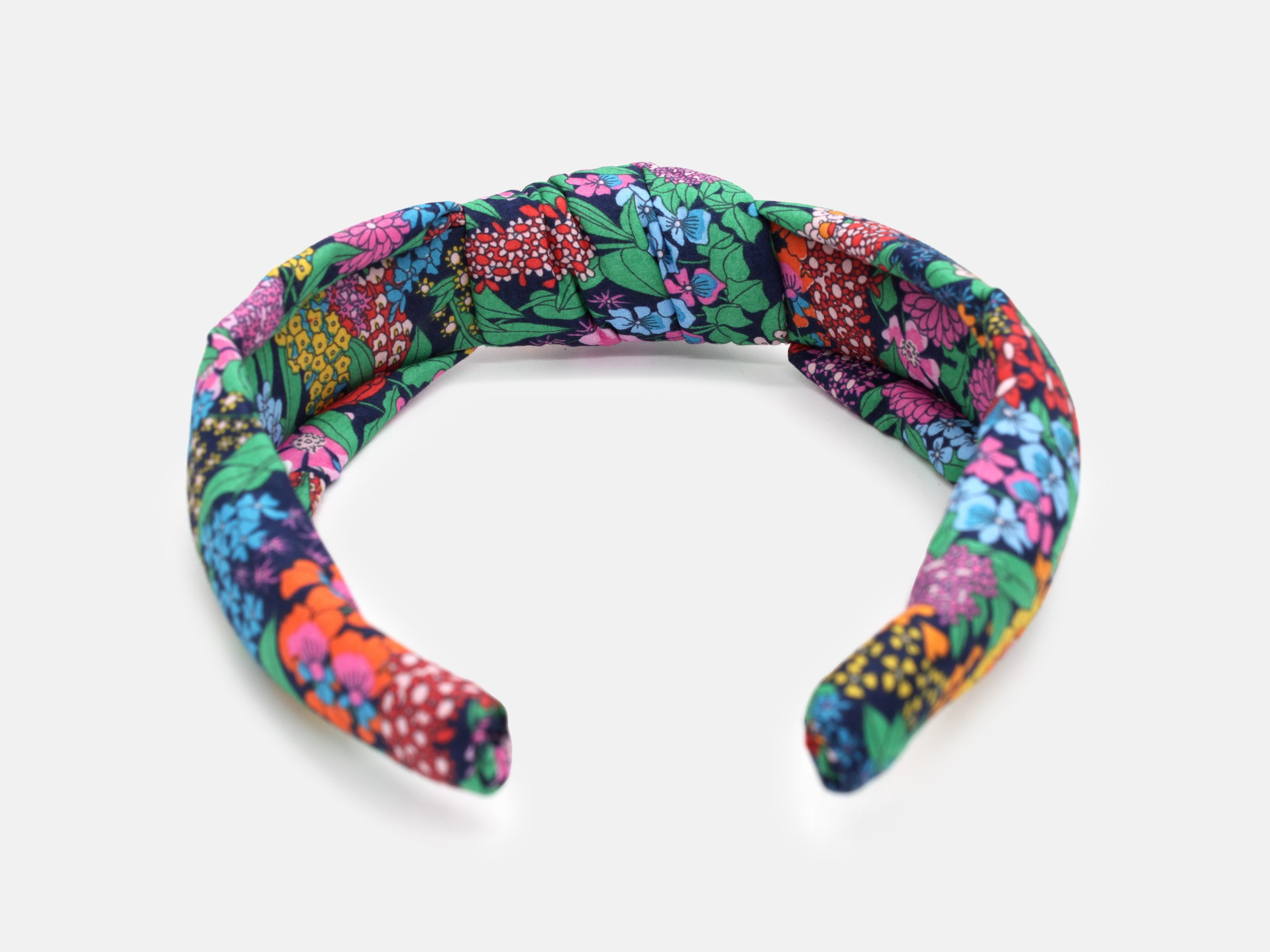 Padded Knot Headband, Liberty London Ciara E Print | Holme & Moss