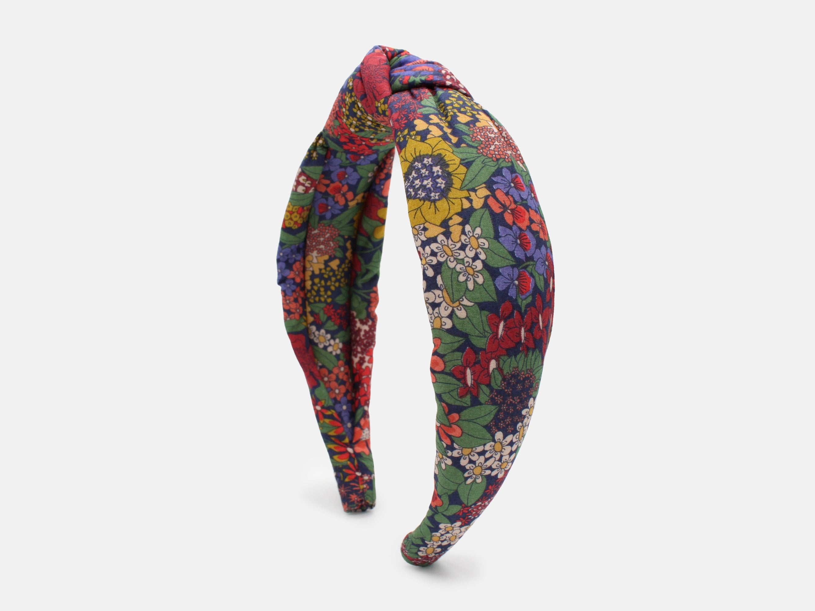 Padded Knot Headband, Liberty London Ciara G Print | Holme & Moss