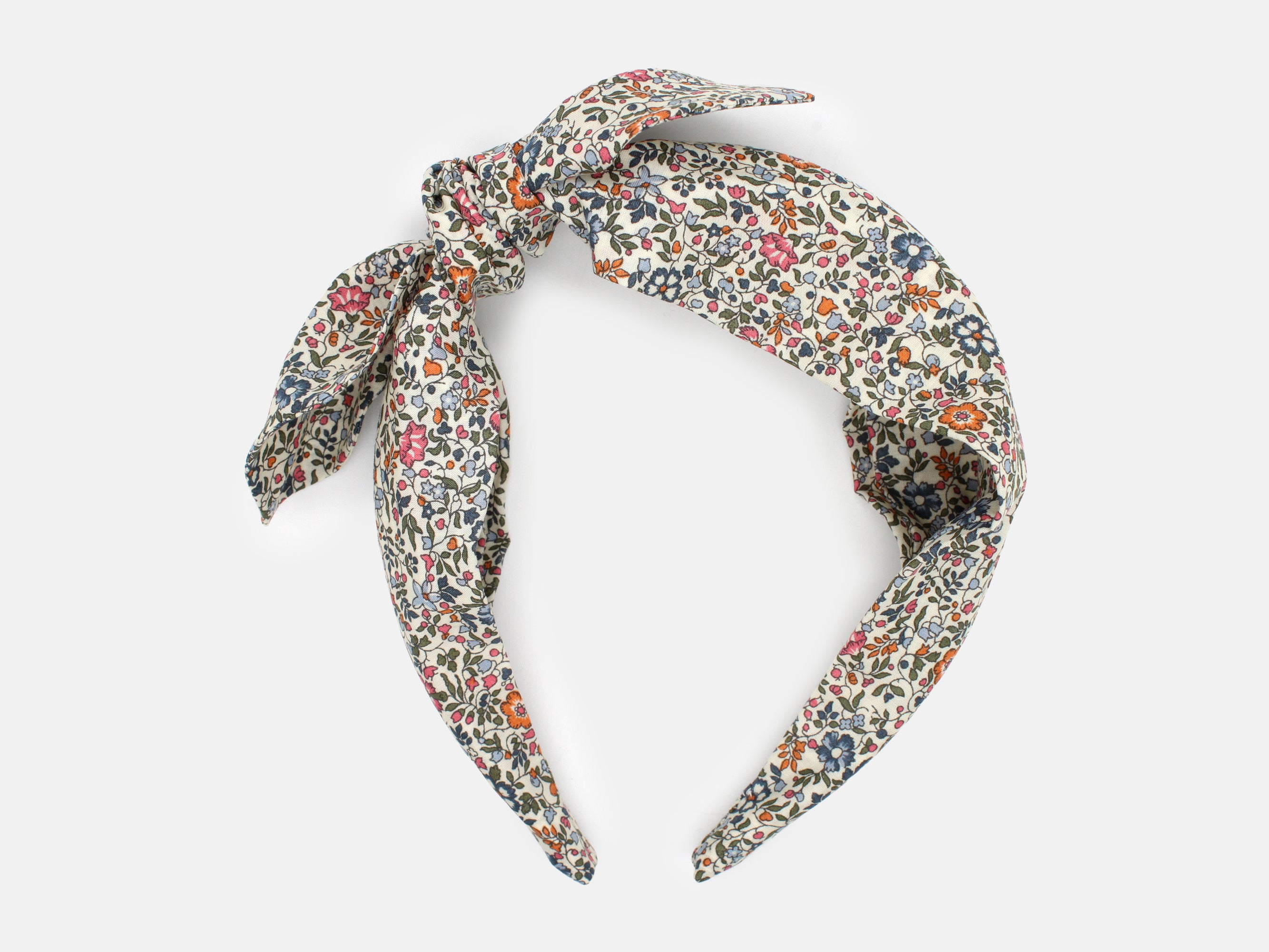 Side Bow Headband, Liberty London Katie and Millie D Print | Holme & Moss