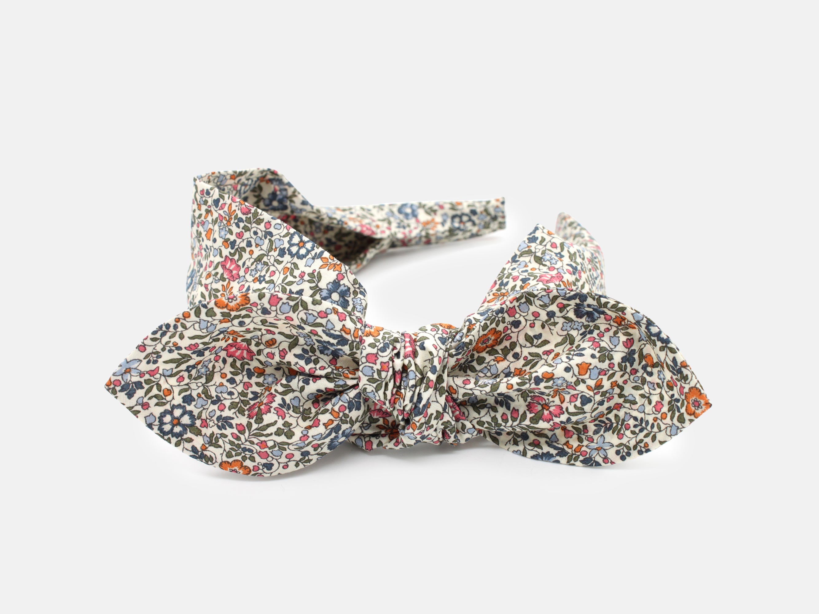 Side Bow Headband, Liberty London Katie and Millie D Print | Holme & Moss