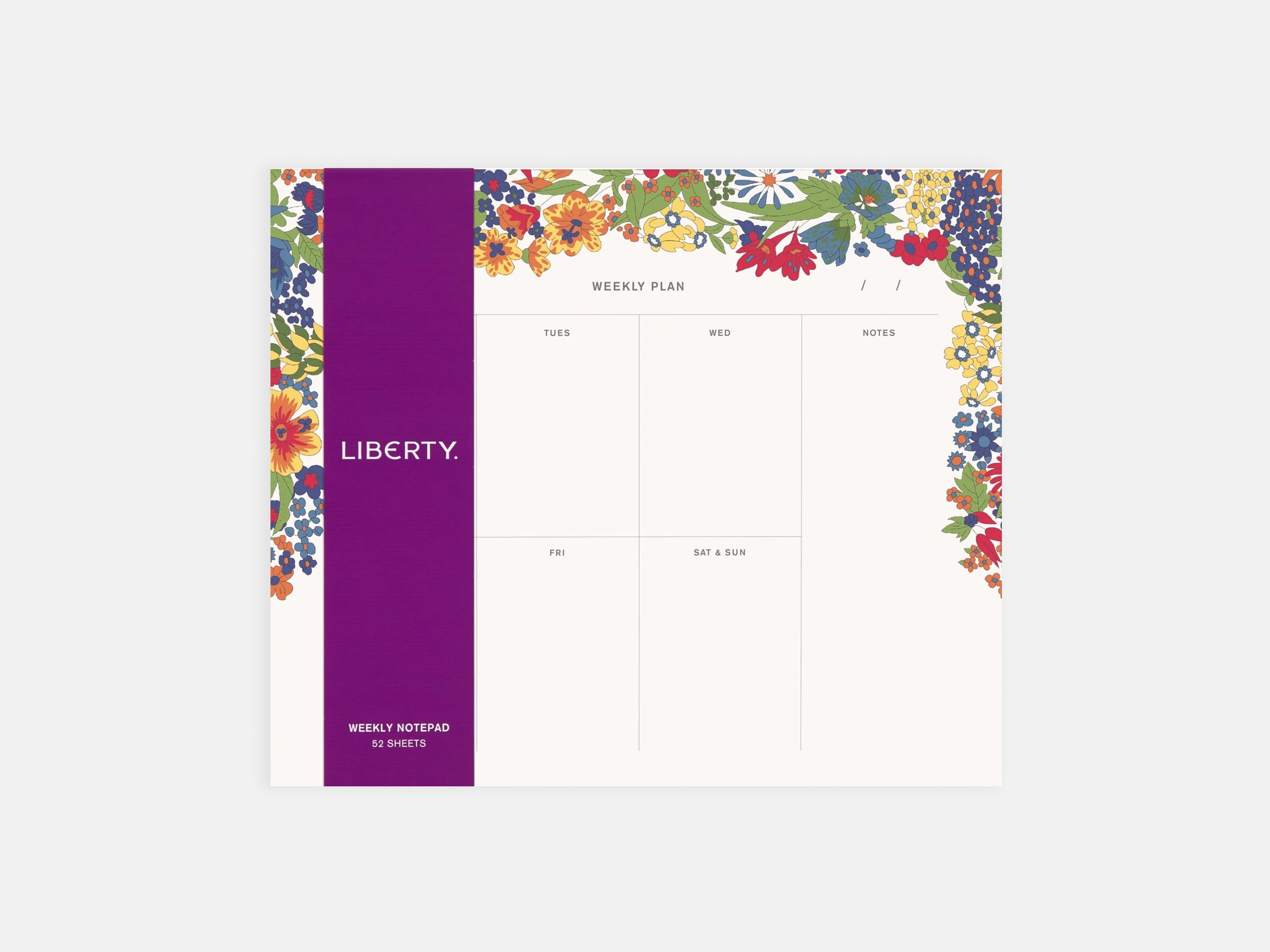 Liberty Margaret Annie Weekly Notepad | Holme & Moss