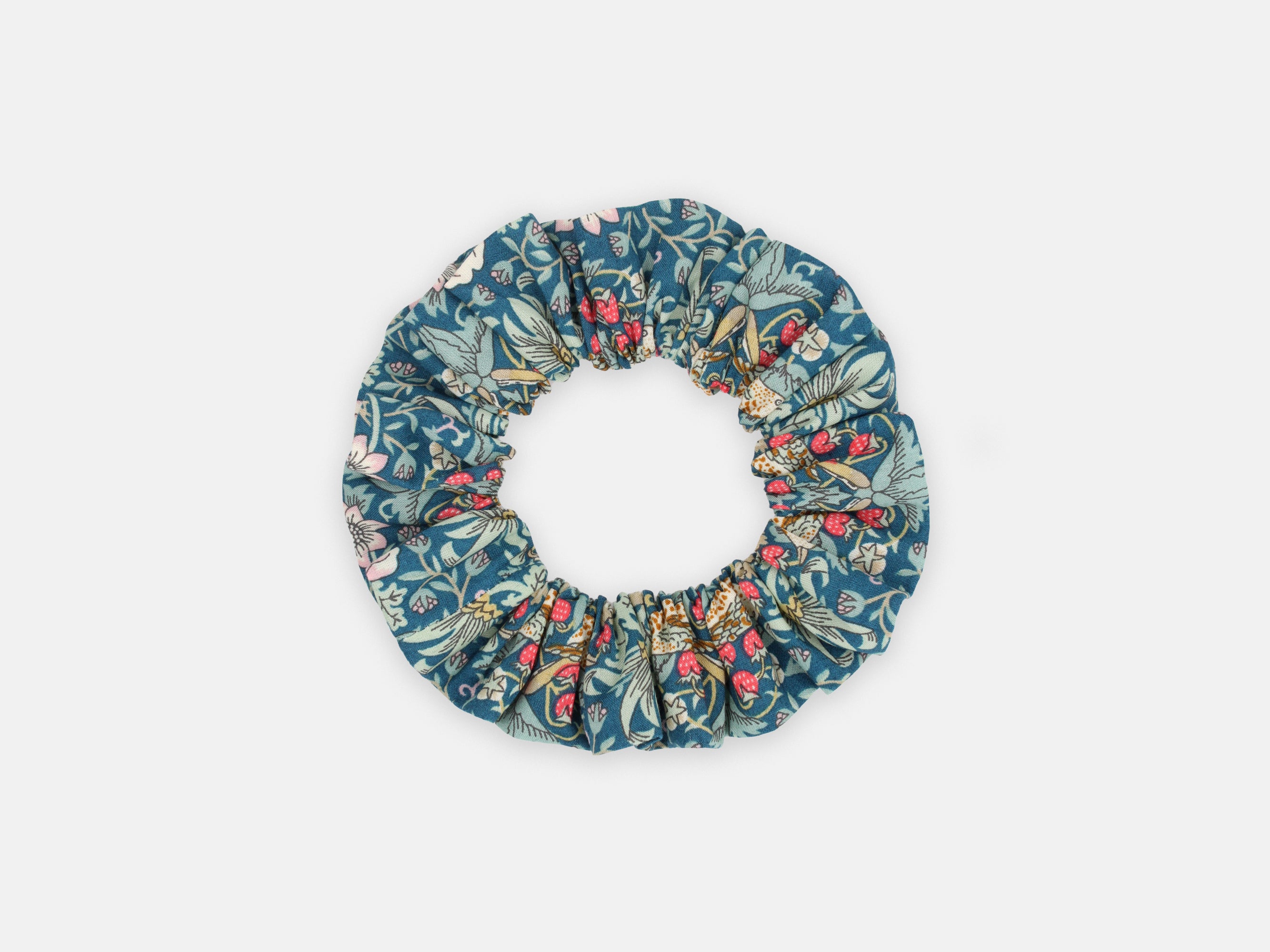 Medium Scrunchie - Liberty London Strawberry Thief P Print | Holme & Moss